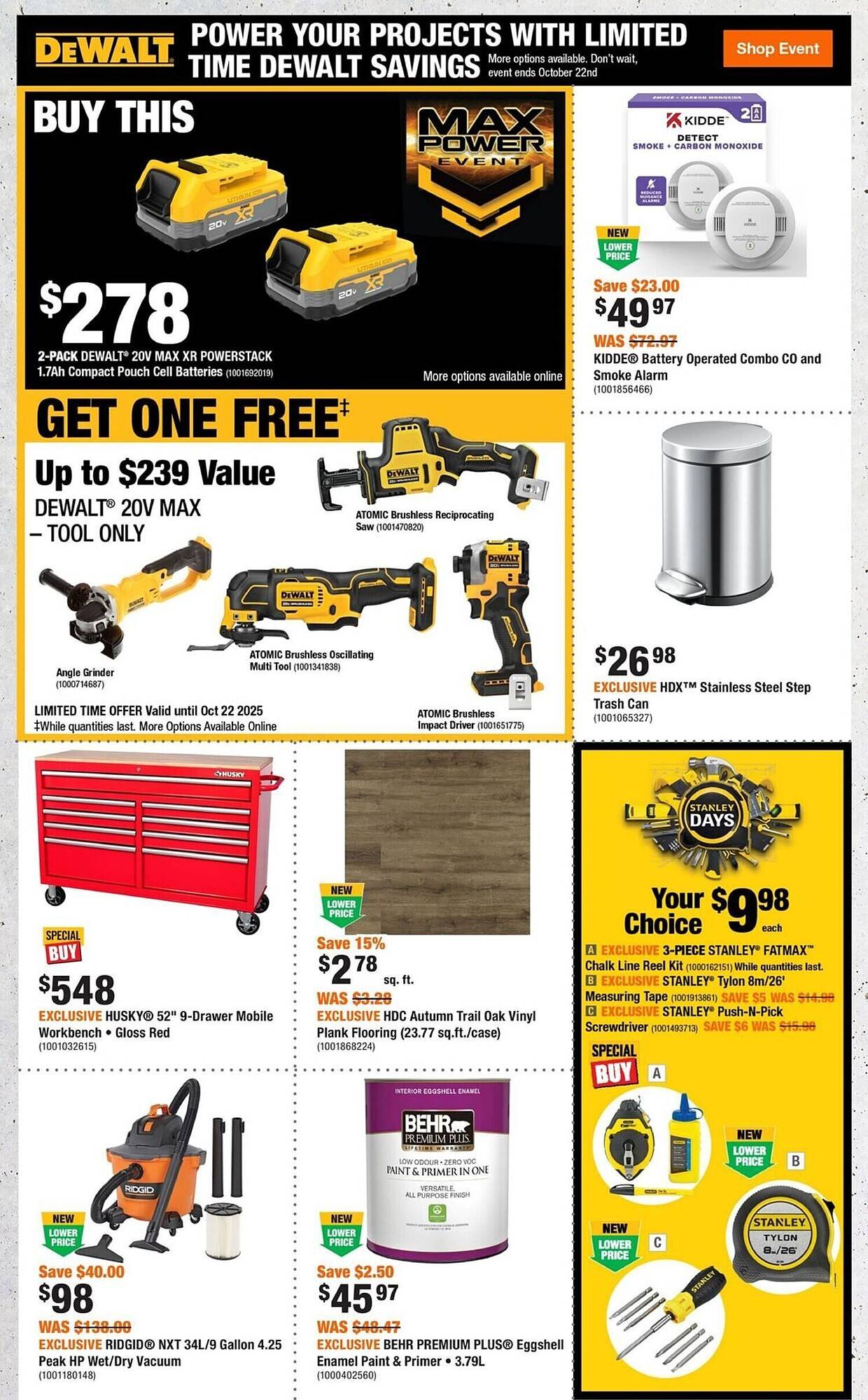 Home Depot flyer