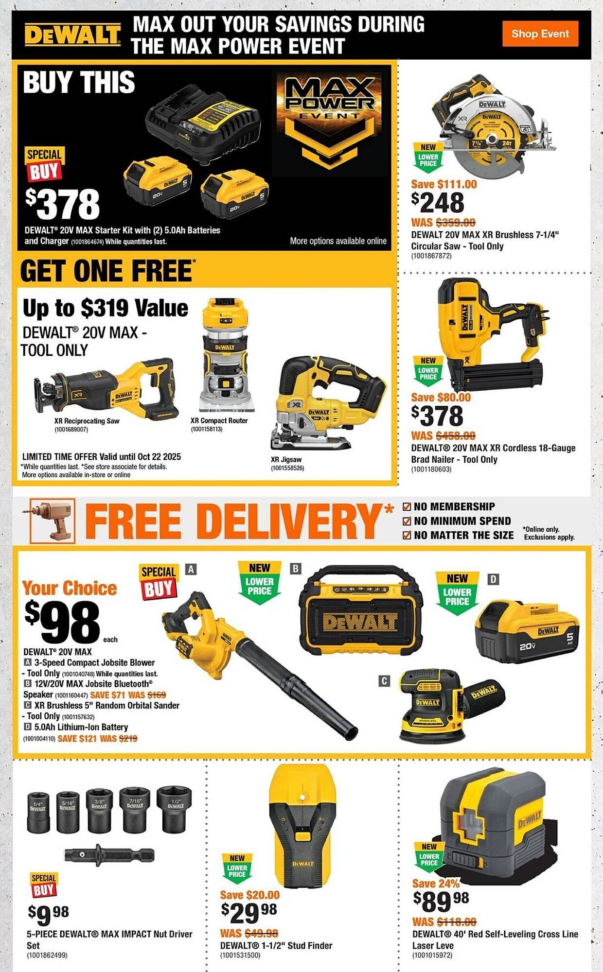 Home Depot flyer