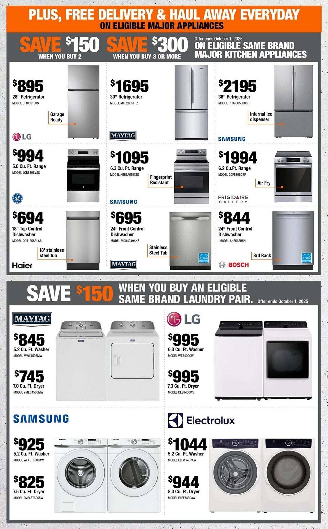 Home Depot flyer
