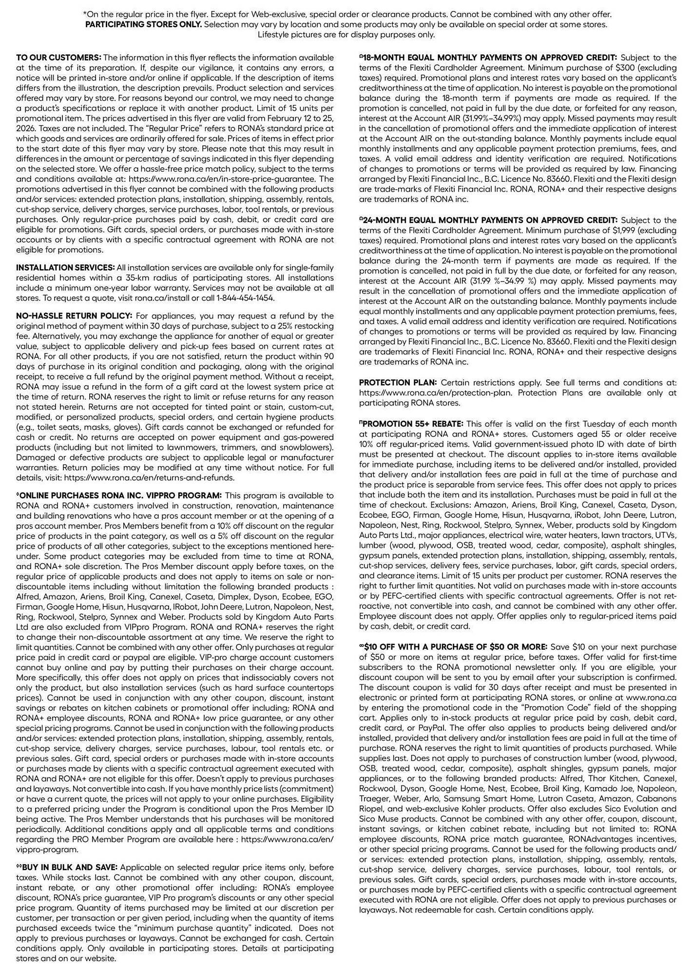 RONA flyer (2026-02-13 - 2026-02-20) | 22