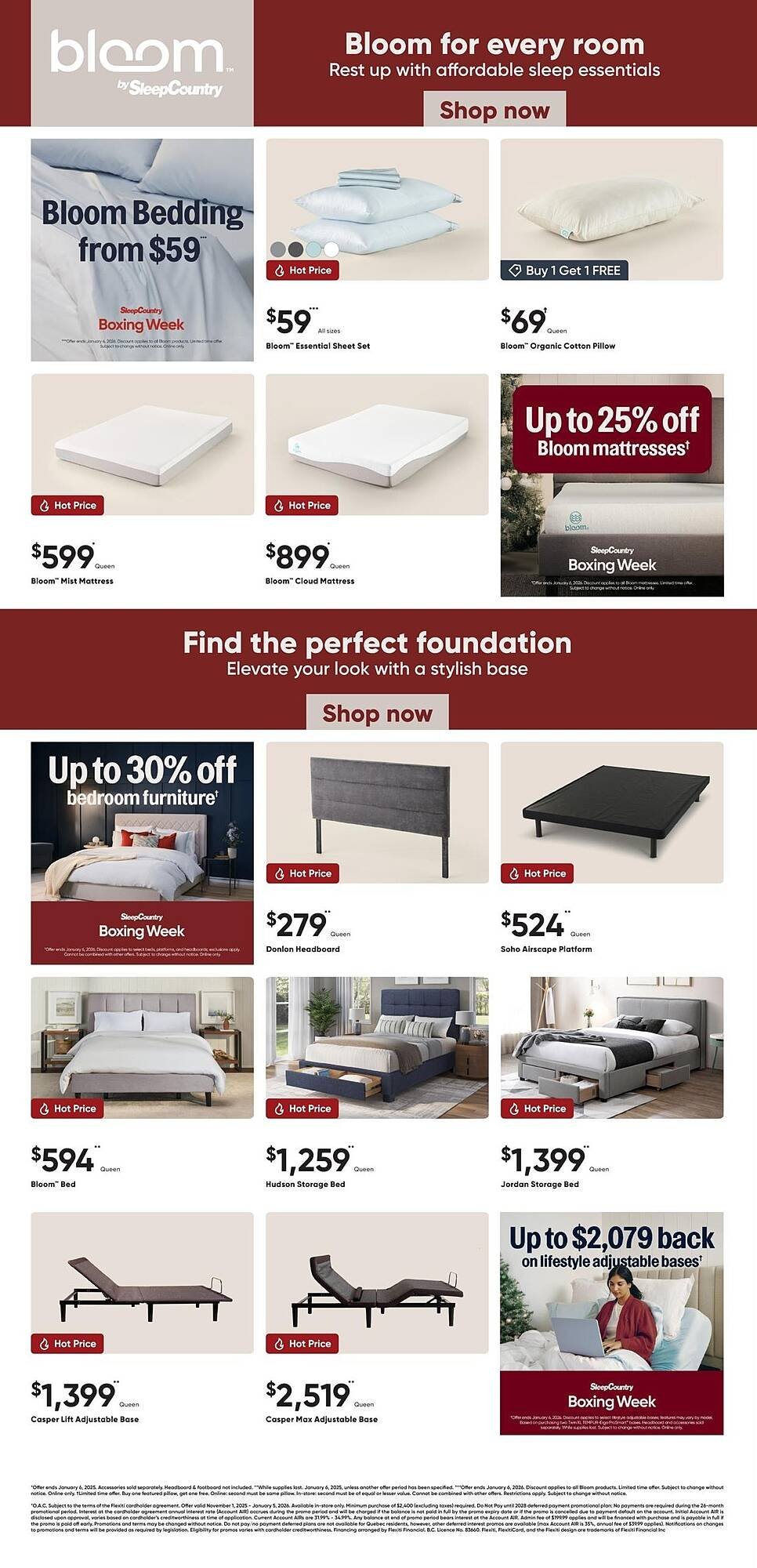 Sleep Country flyer (2025-12-29 - 2026-01-06) | 4