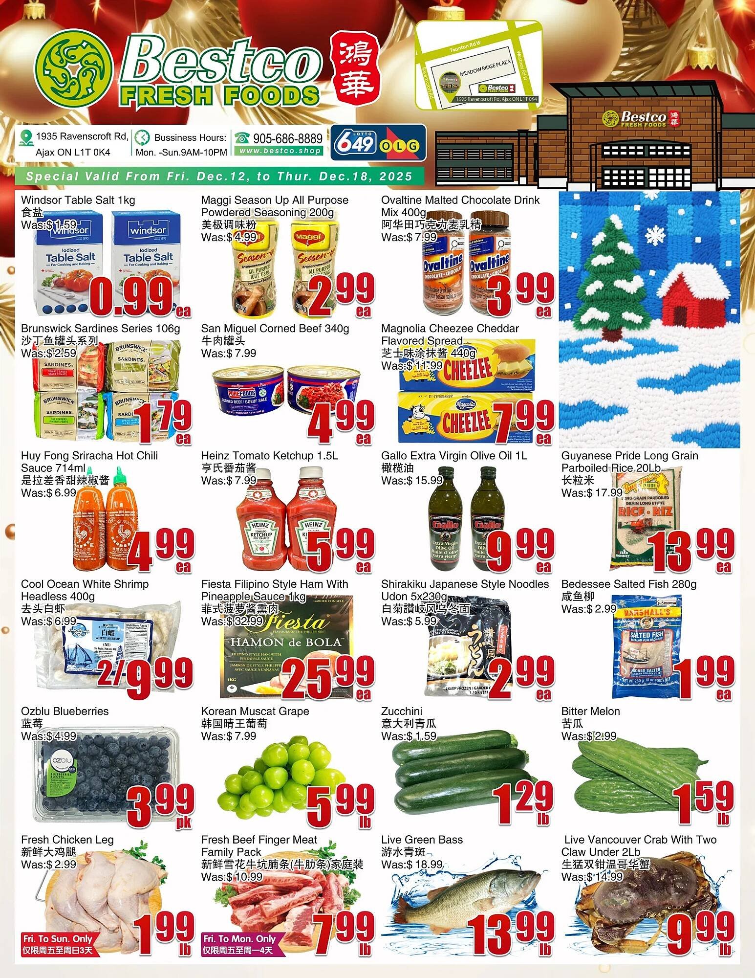 Bestco Food Mart flyer (2025-12-12 - 2025-12-18) | 1