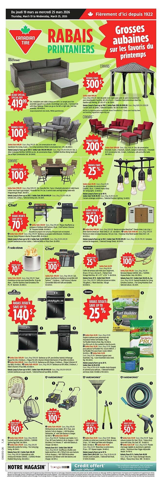 Canadian Tire flyer (2026-03-19 - 2026-03-26) | 1