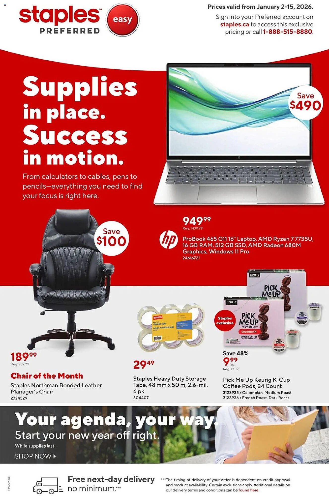 Staples flyer (2026-01-02 - 2026-01-16) | 1