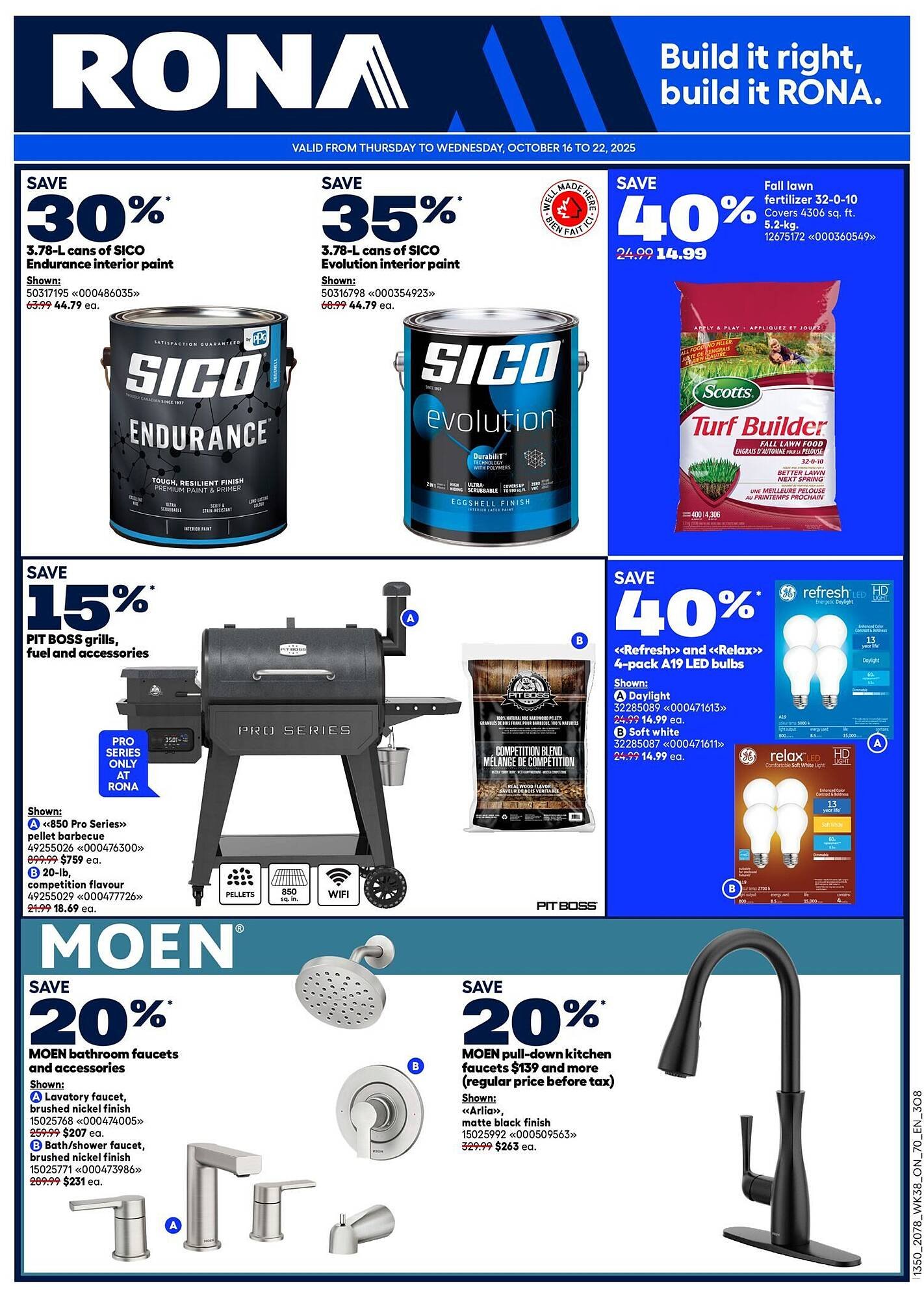 RONA flyer (2025-10-16 - 2025-11-06) | 1