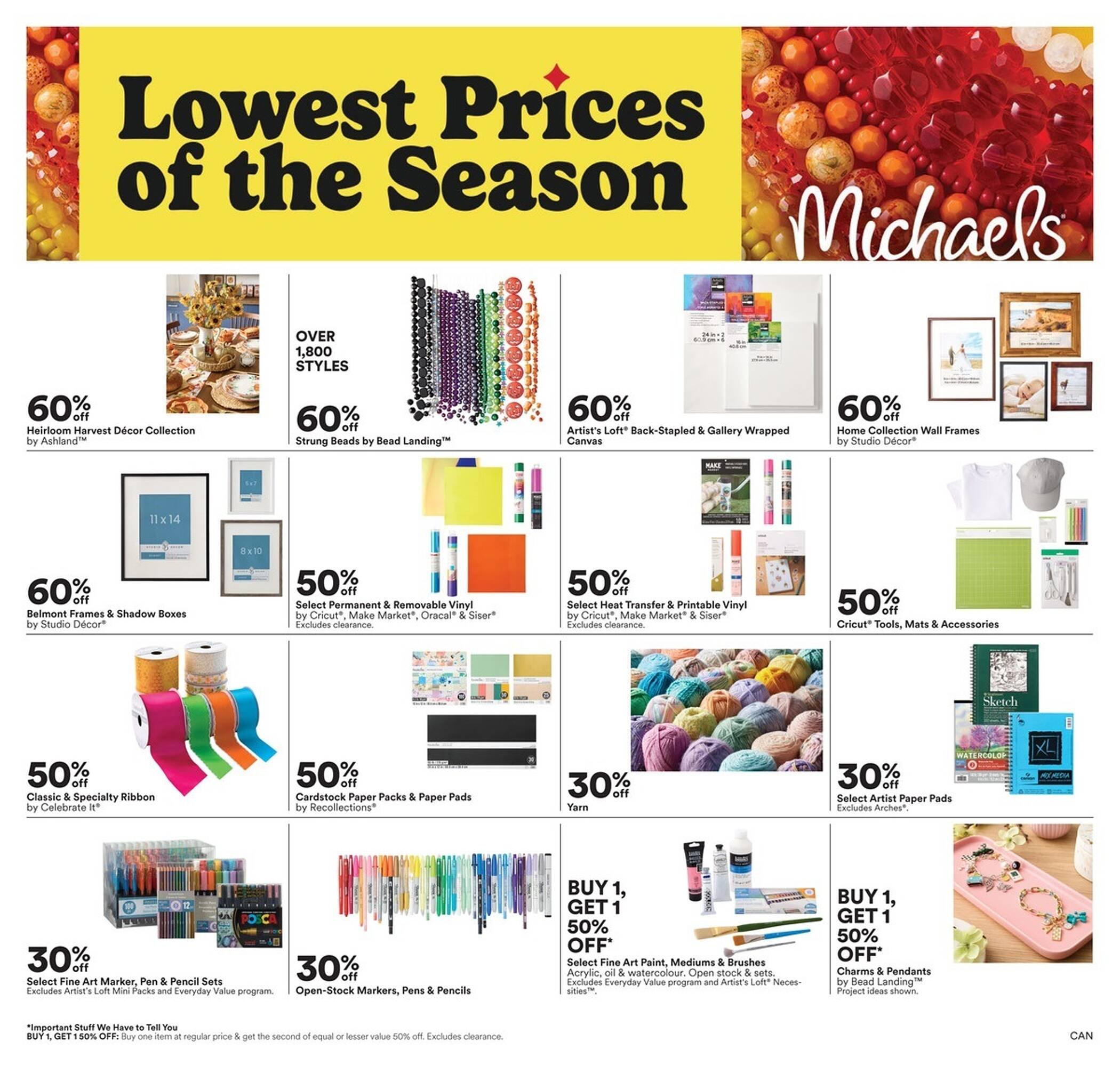 Michaels flyer (2025-09-12 - 2025-09-18) | 1