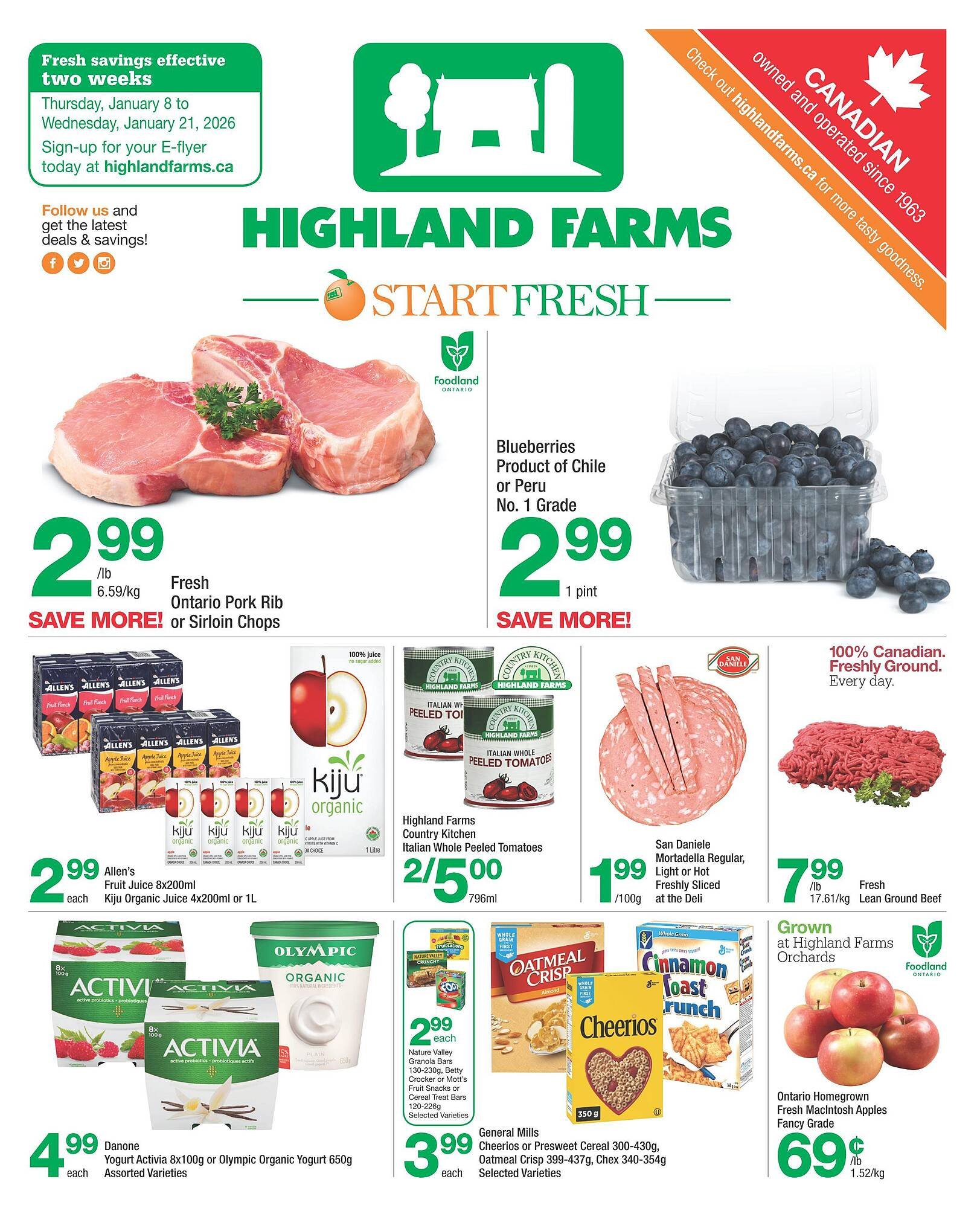 Highland Farms flyer (2026-01-08 - 2026-01-21) | 1