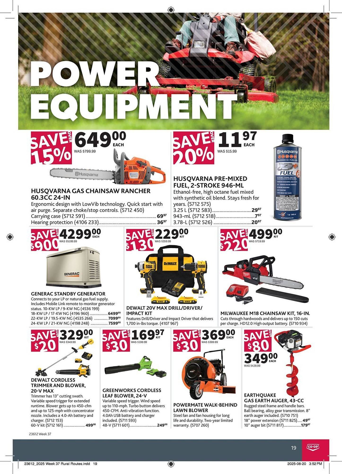 Co-op flyer