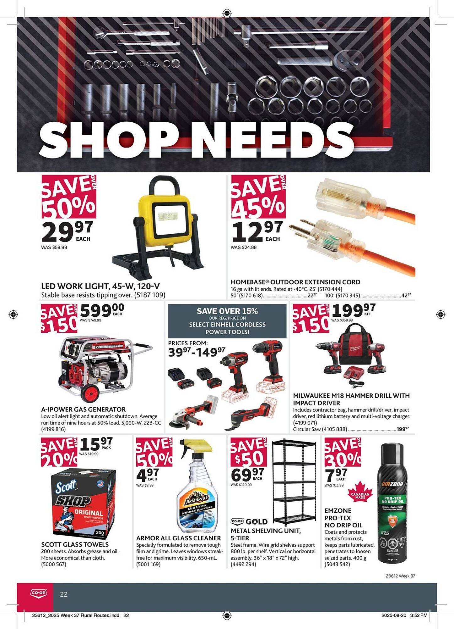 Co-op flyer