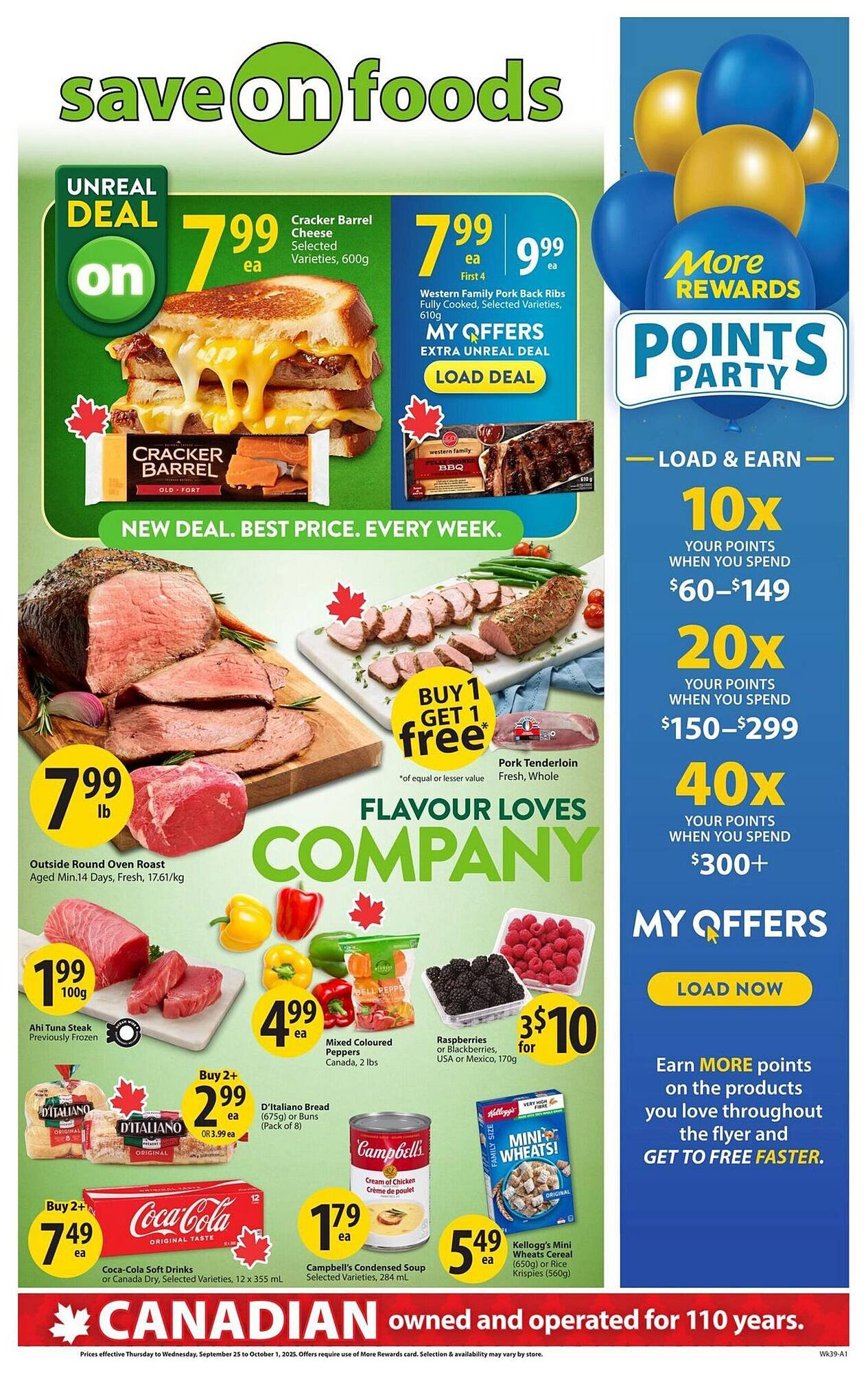 Save on Foods flyer (2025-09-25 - 2025-10-08) | 1
