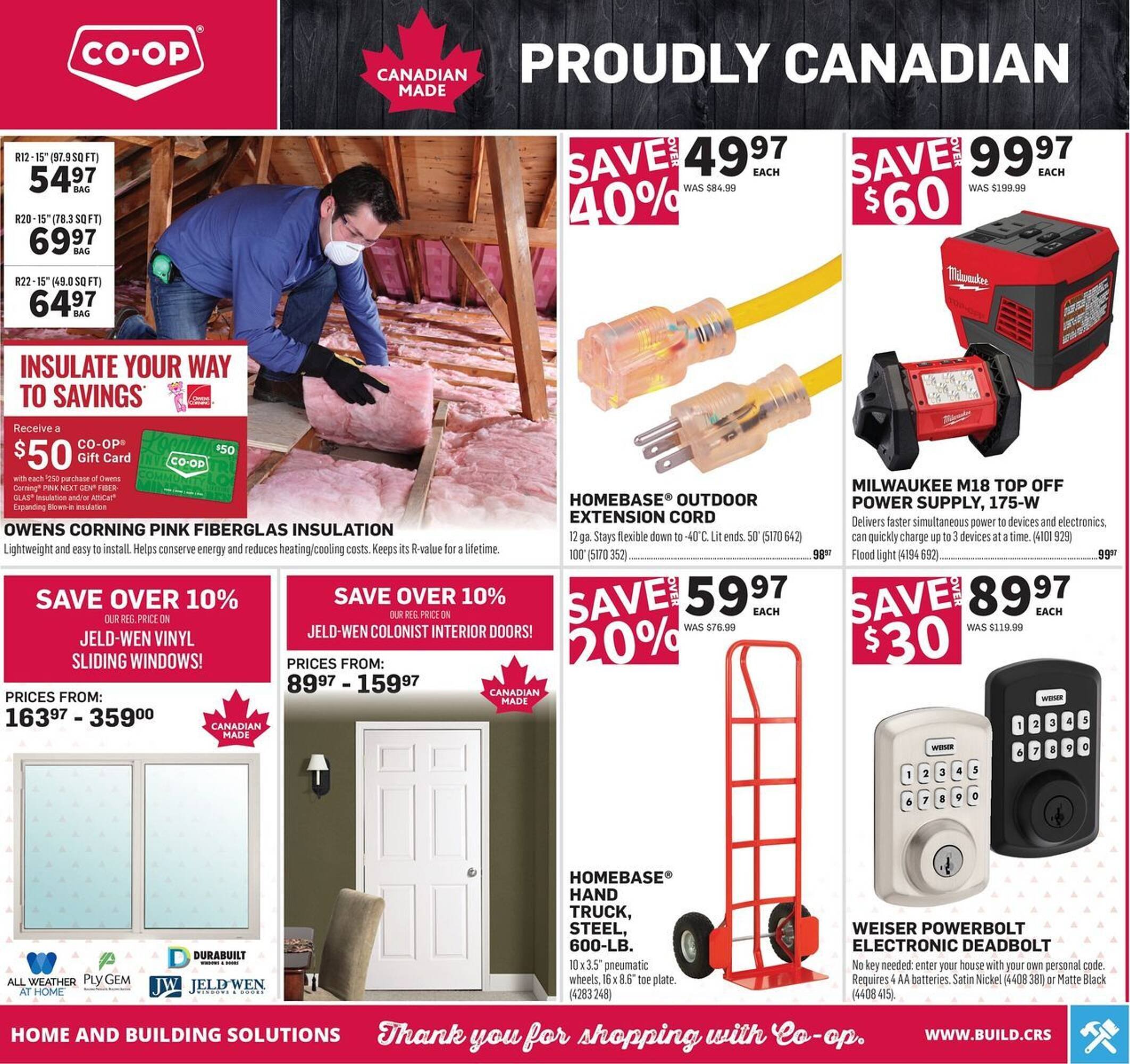 Co-Op Food flyer