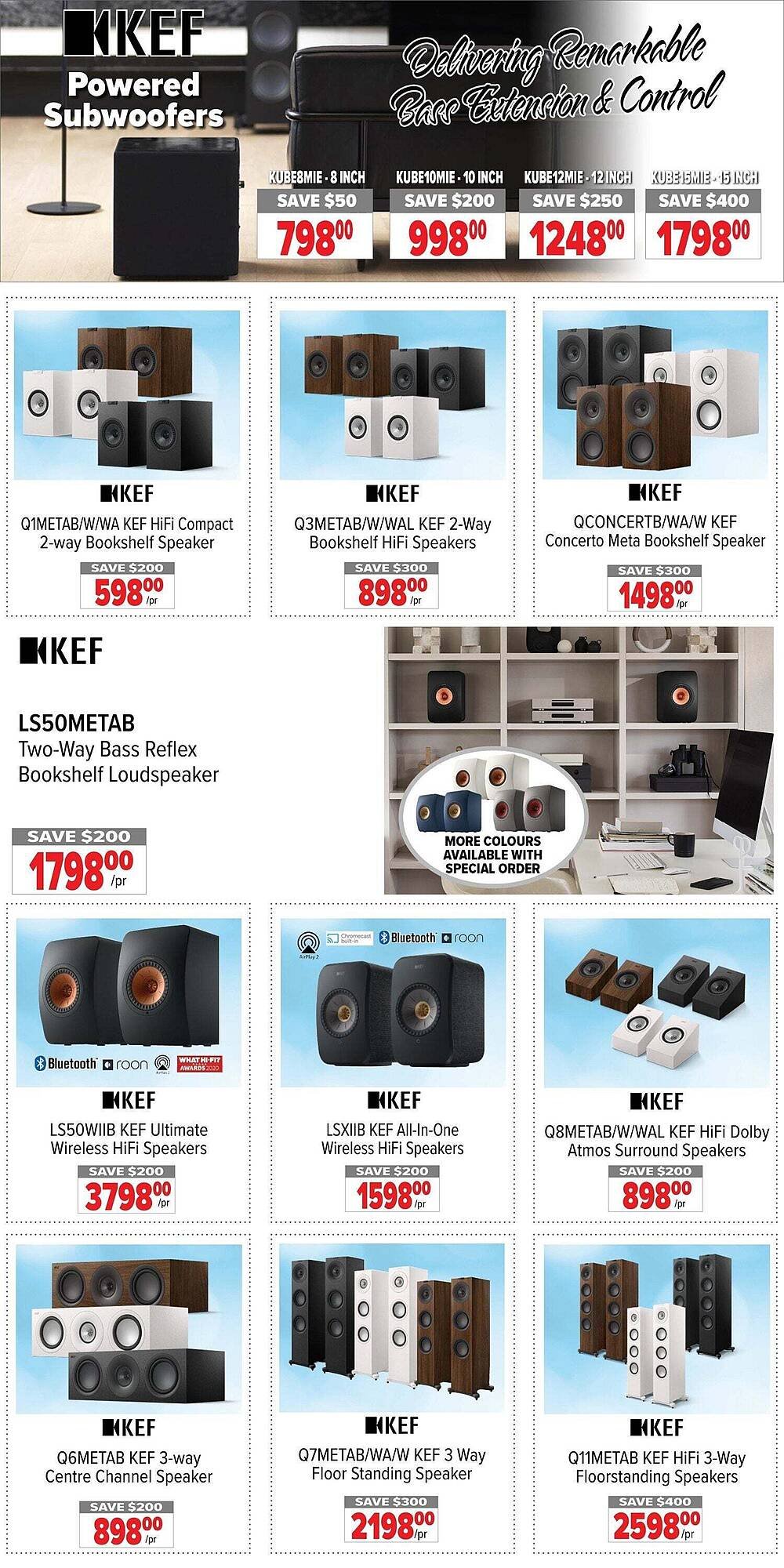 2001 Audio Video flyer