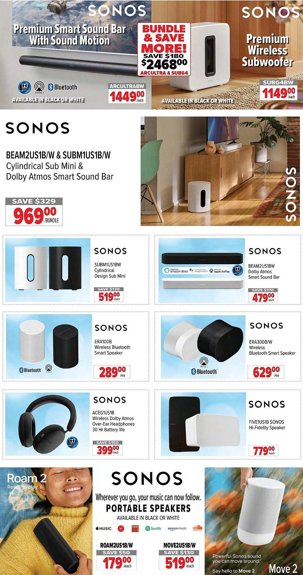 2001 Audio Video flyer