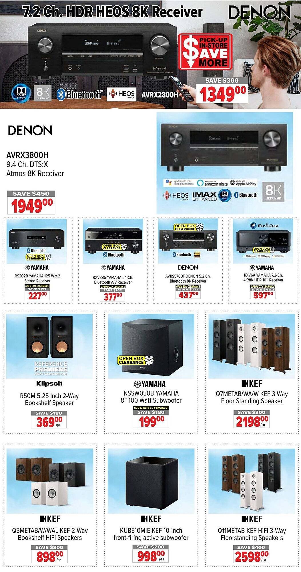 2001 Audio Video flyer