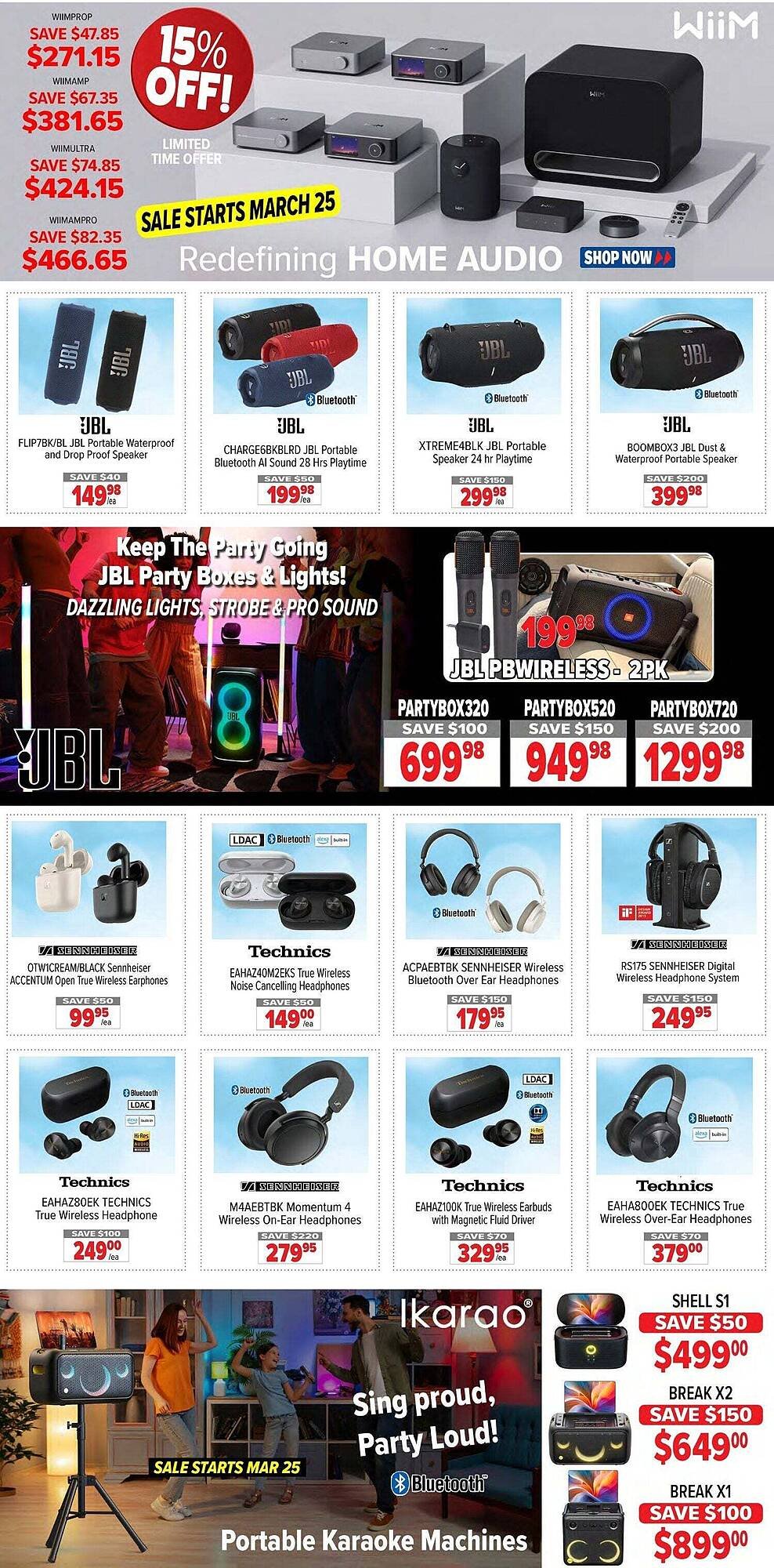 2001 Audio Video flyer