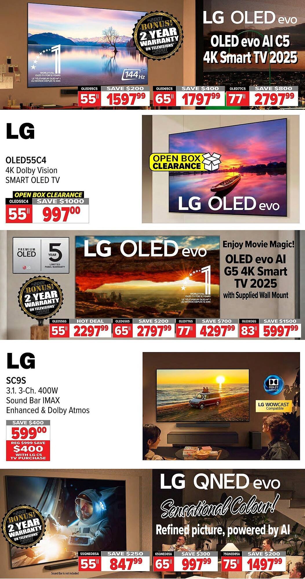 2001 Audio Video flyer