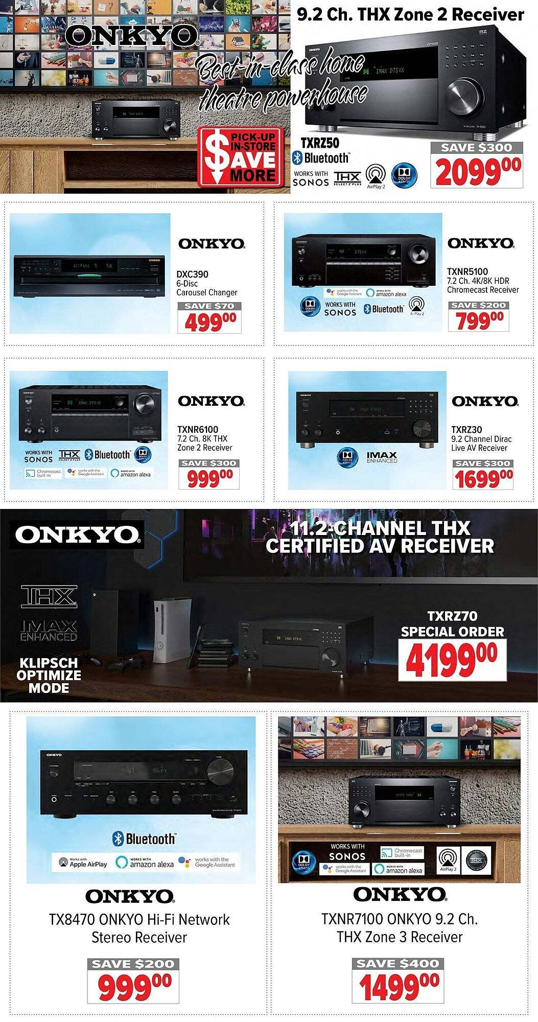 2001 Audio Video flyer