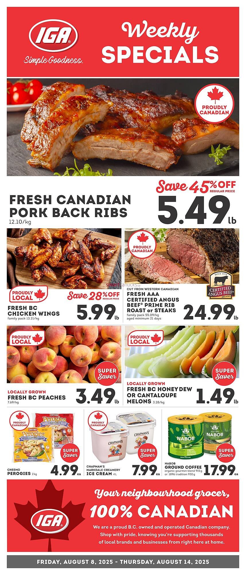 IGA flyer (2025-08-07 - 2025-08-13) | 1