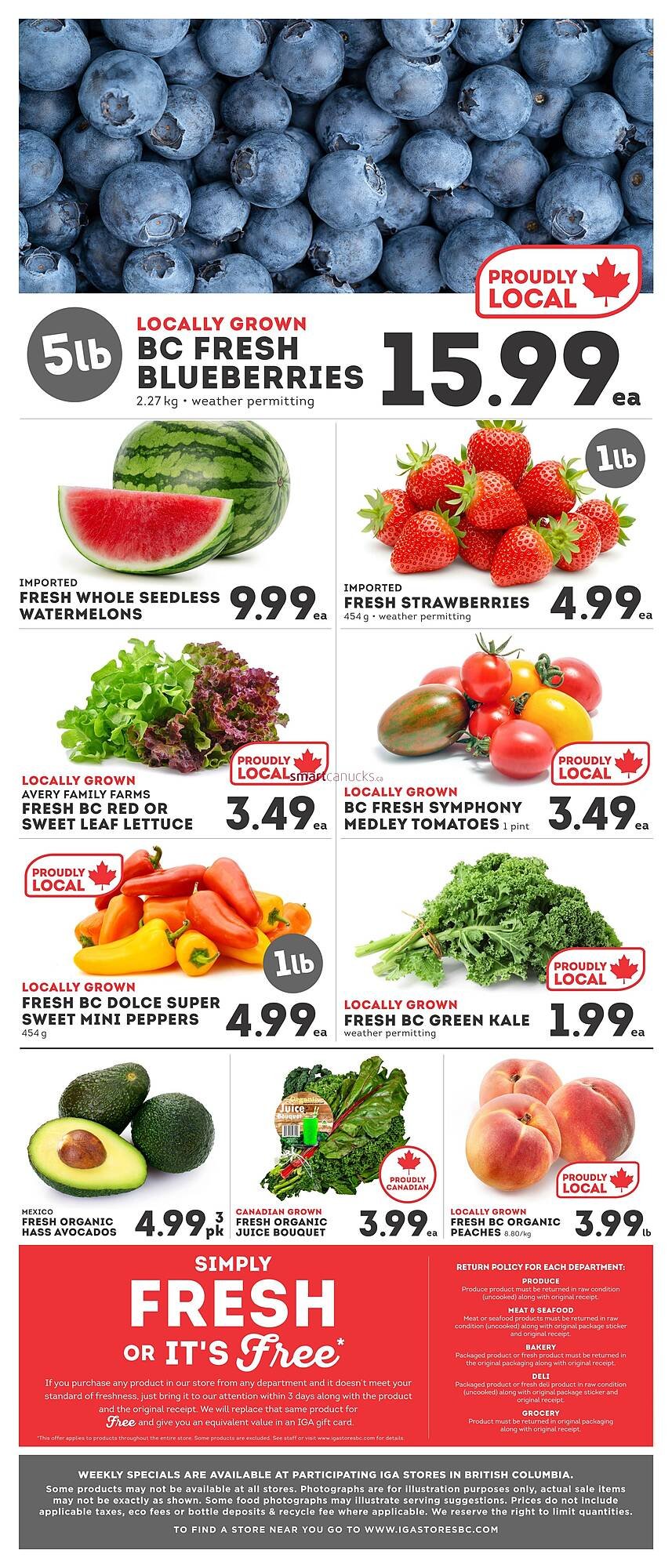 IGA flyer