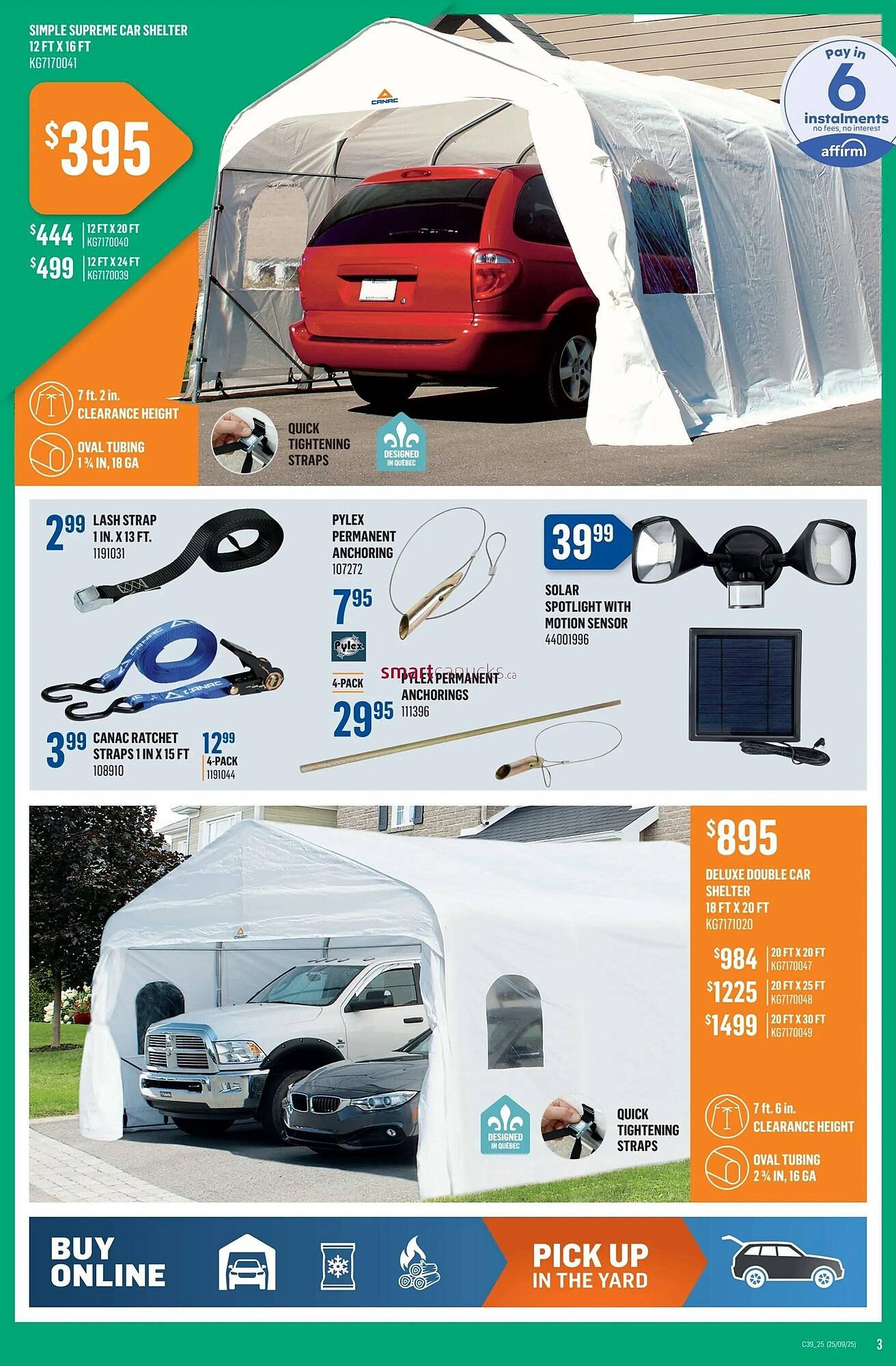 Canac flyer