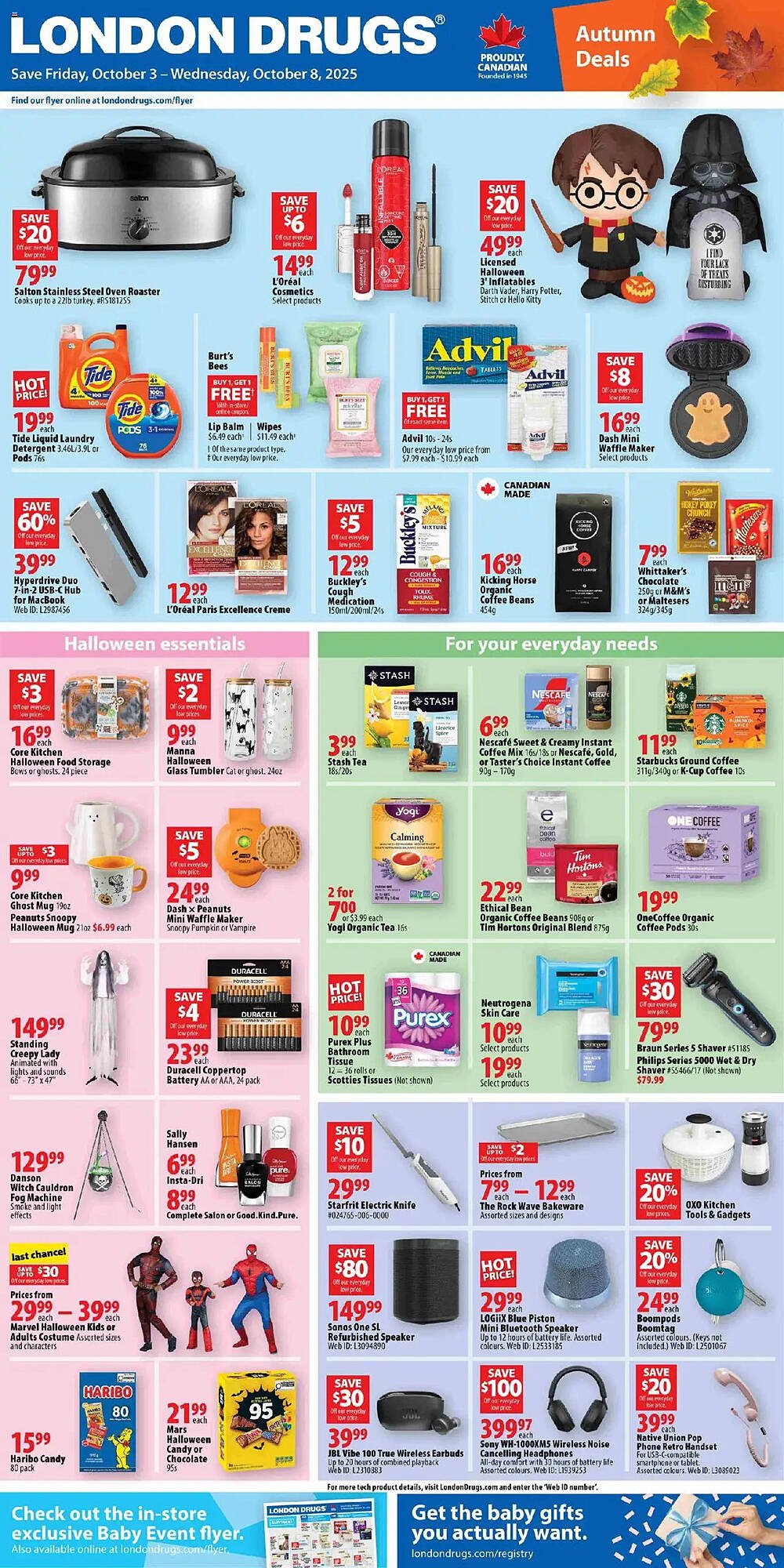 London Drugs flyer (2025-10-03 - 2025-10-08) | 1