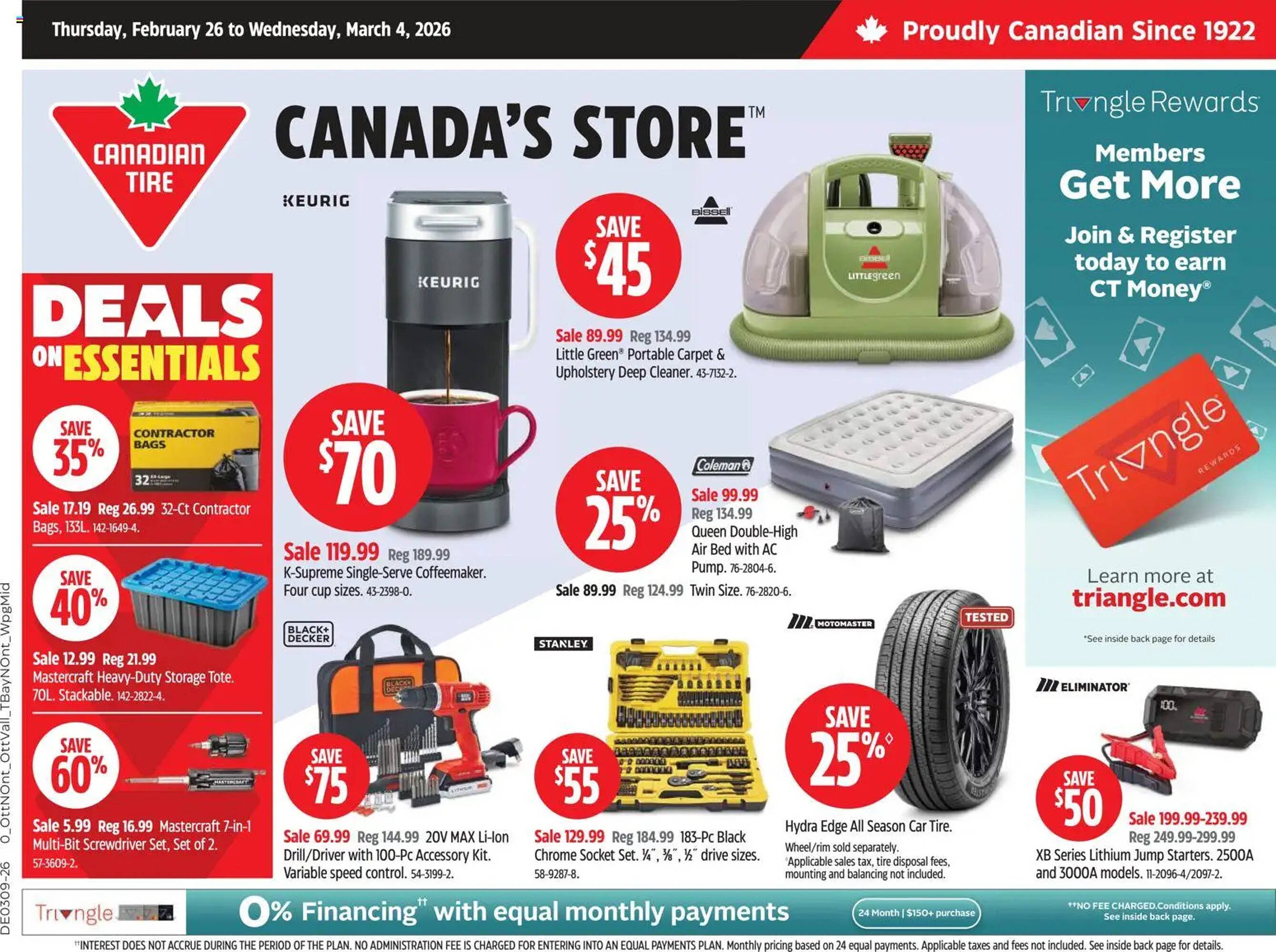 Canadian Tire flyer