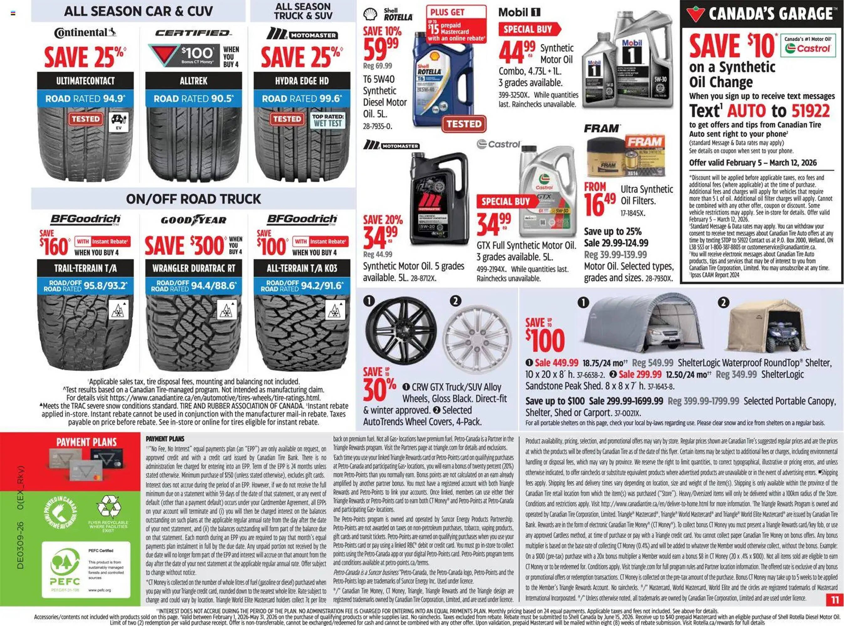 Canadian Tire flyer