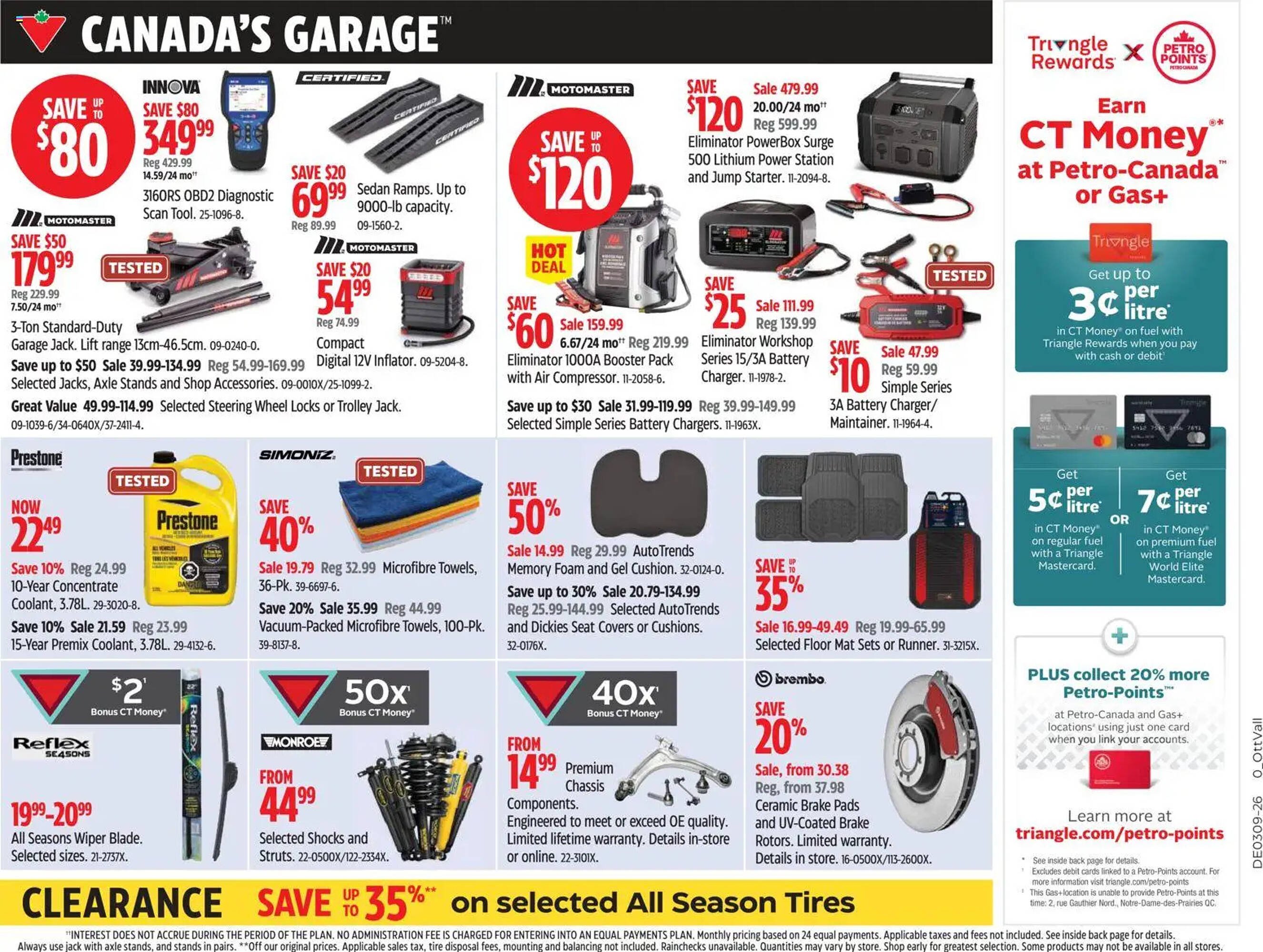 Canadian Tire flyer