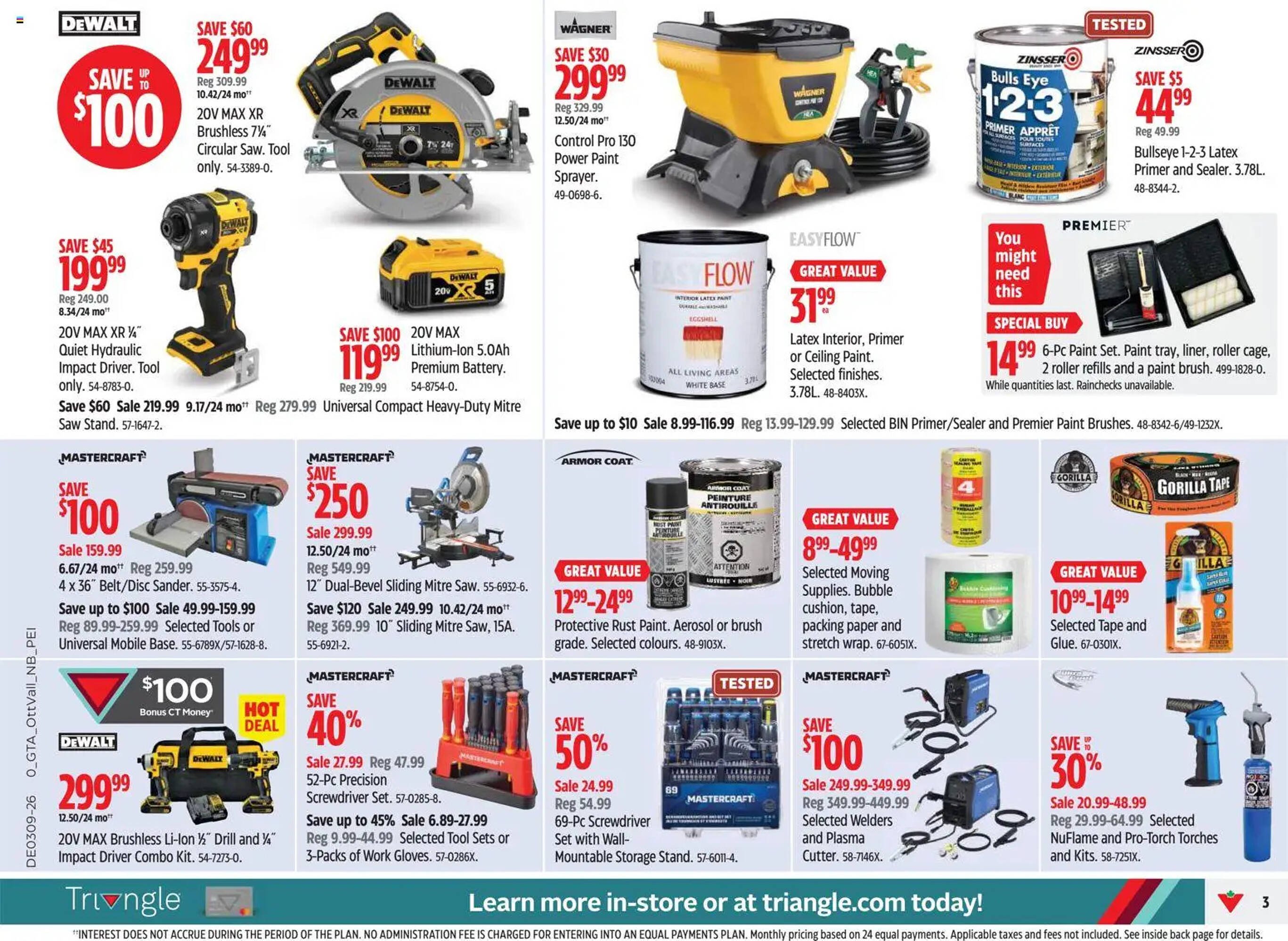 Canadian Tire flyer