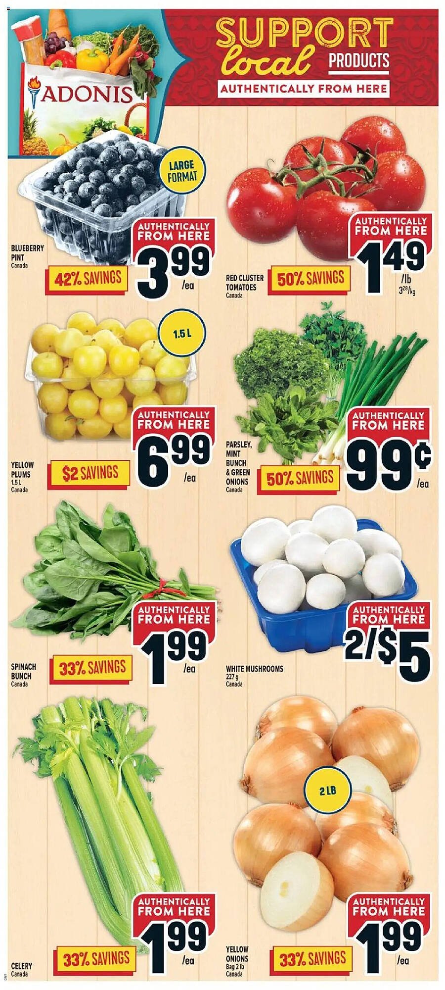 Marché Adonis flyer