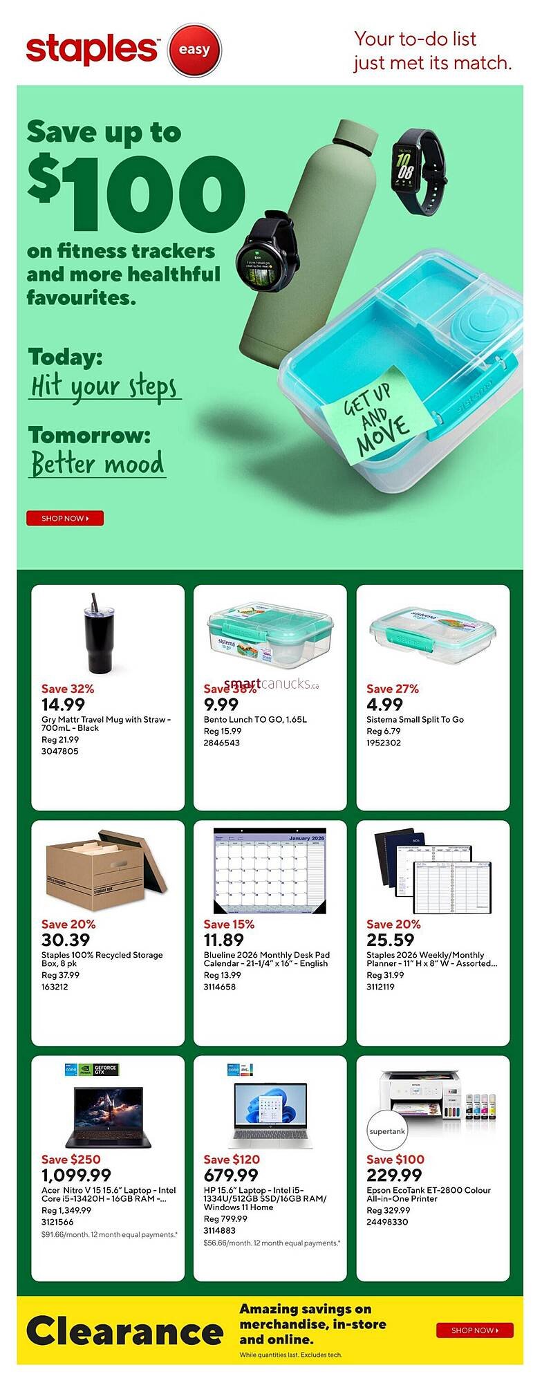 Staples flyer (2026-01-01 - 2026-01-08) | 1
