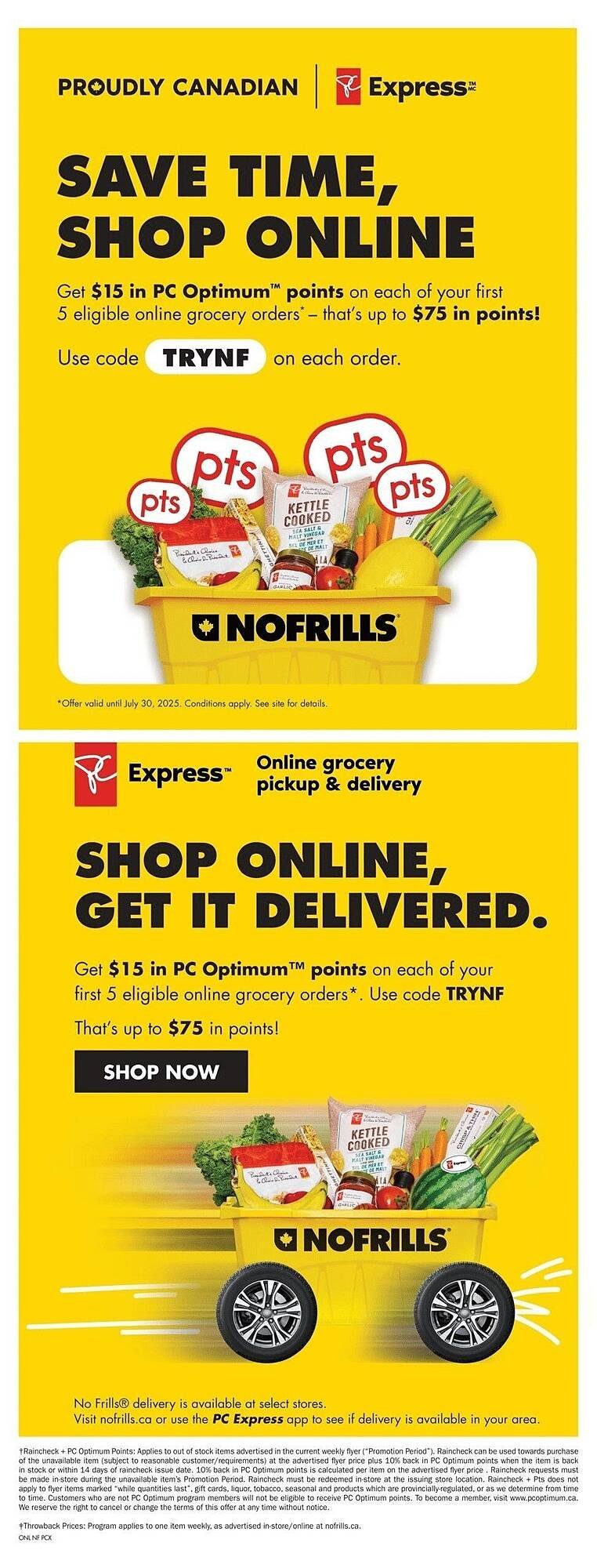 No Frills flyer