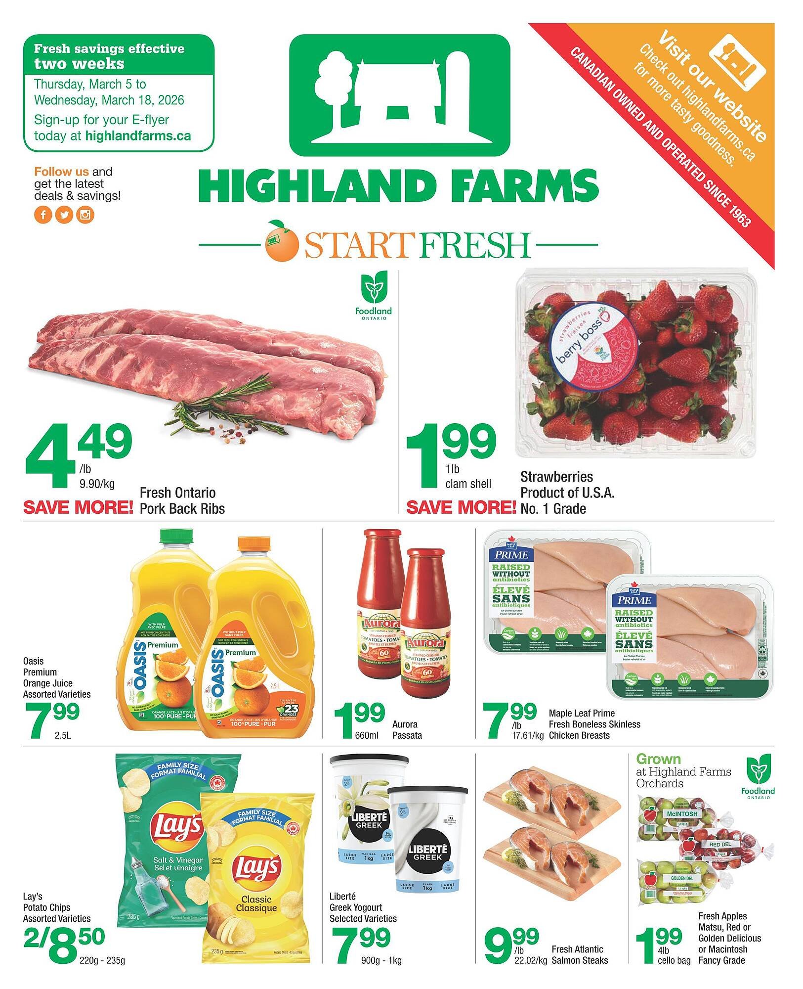 Highland Farms flyer (2026-03-05 - 2026-03-18) | 1