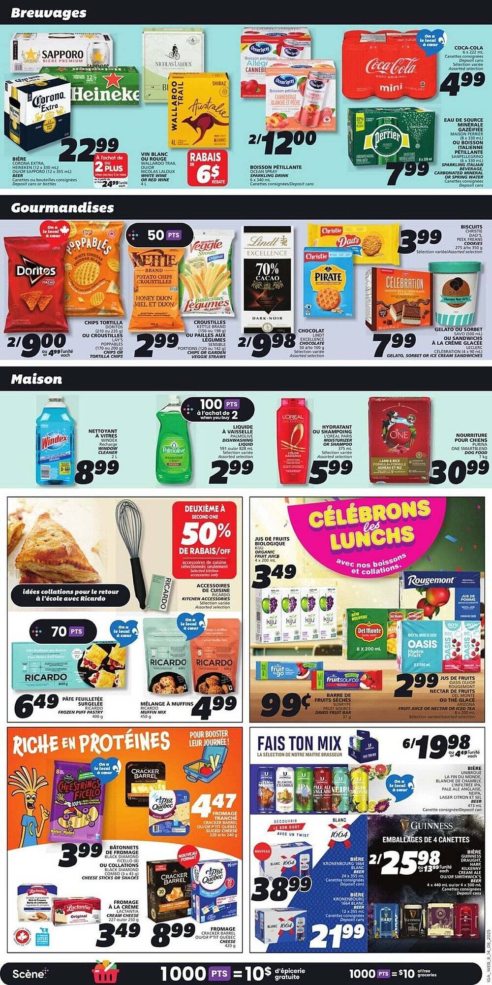 IGA flyer