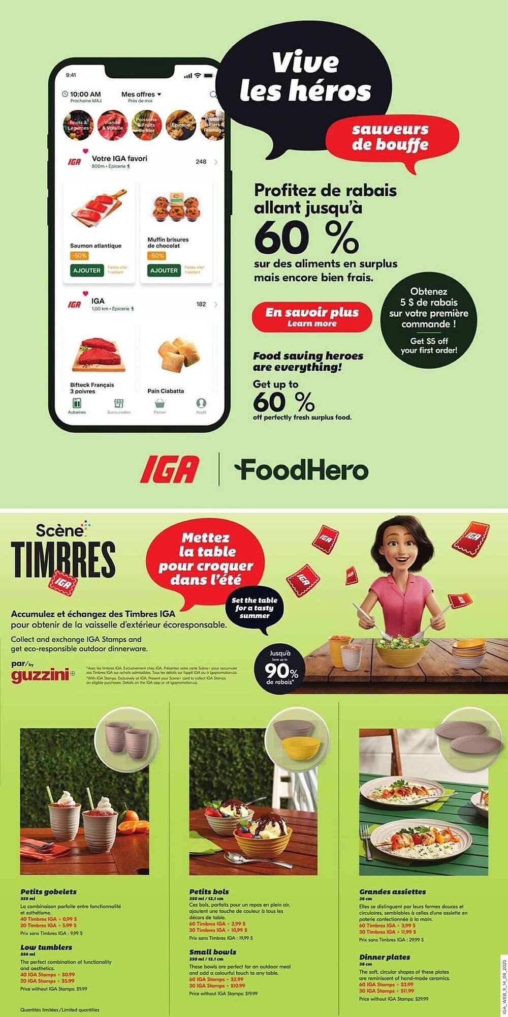 IGA flyer