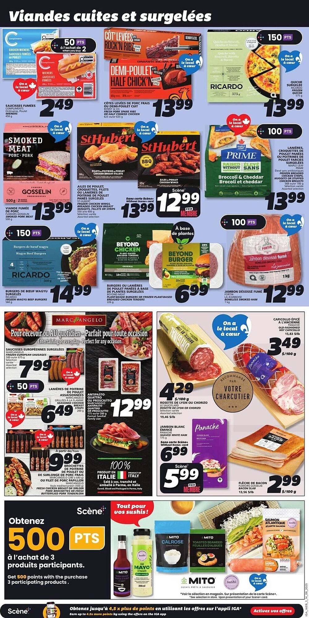 IGA flyer