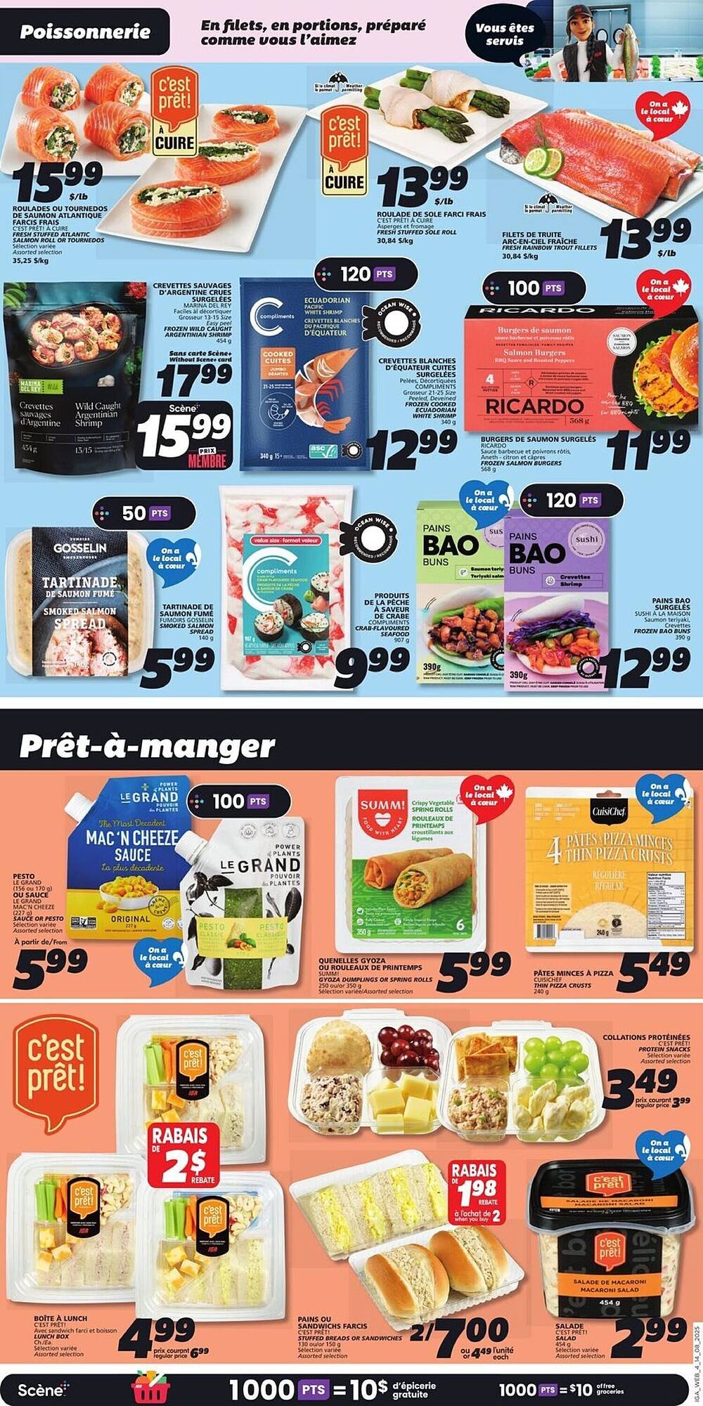 IGA flyer