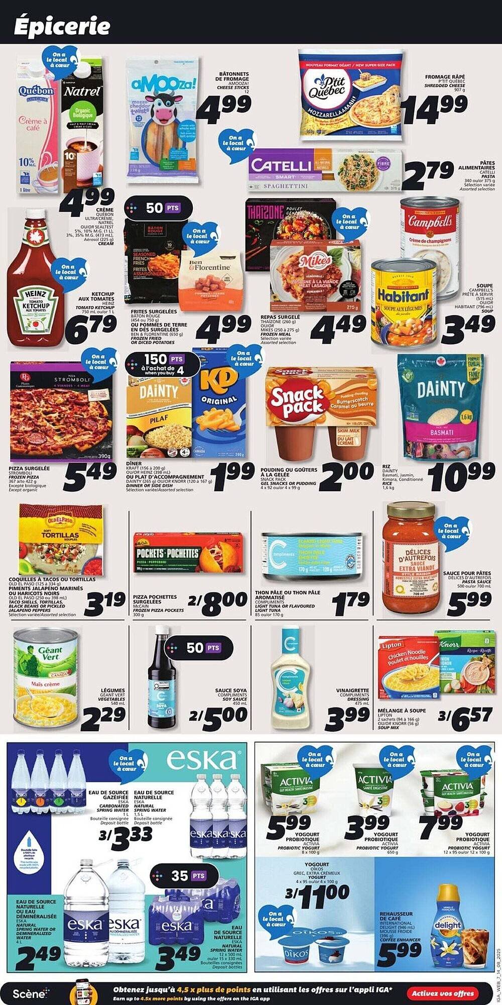 IGA flyer
