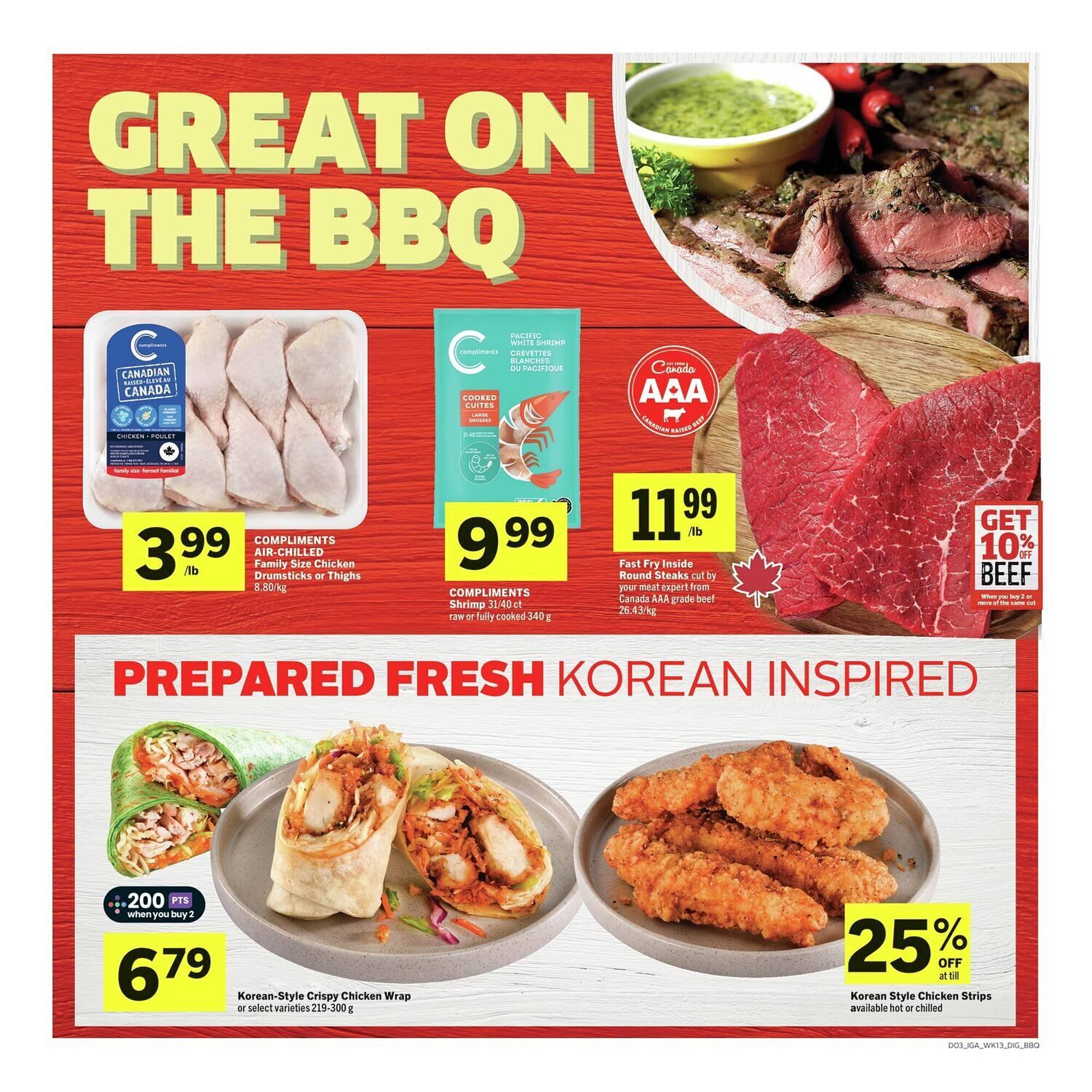 IGA flyer