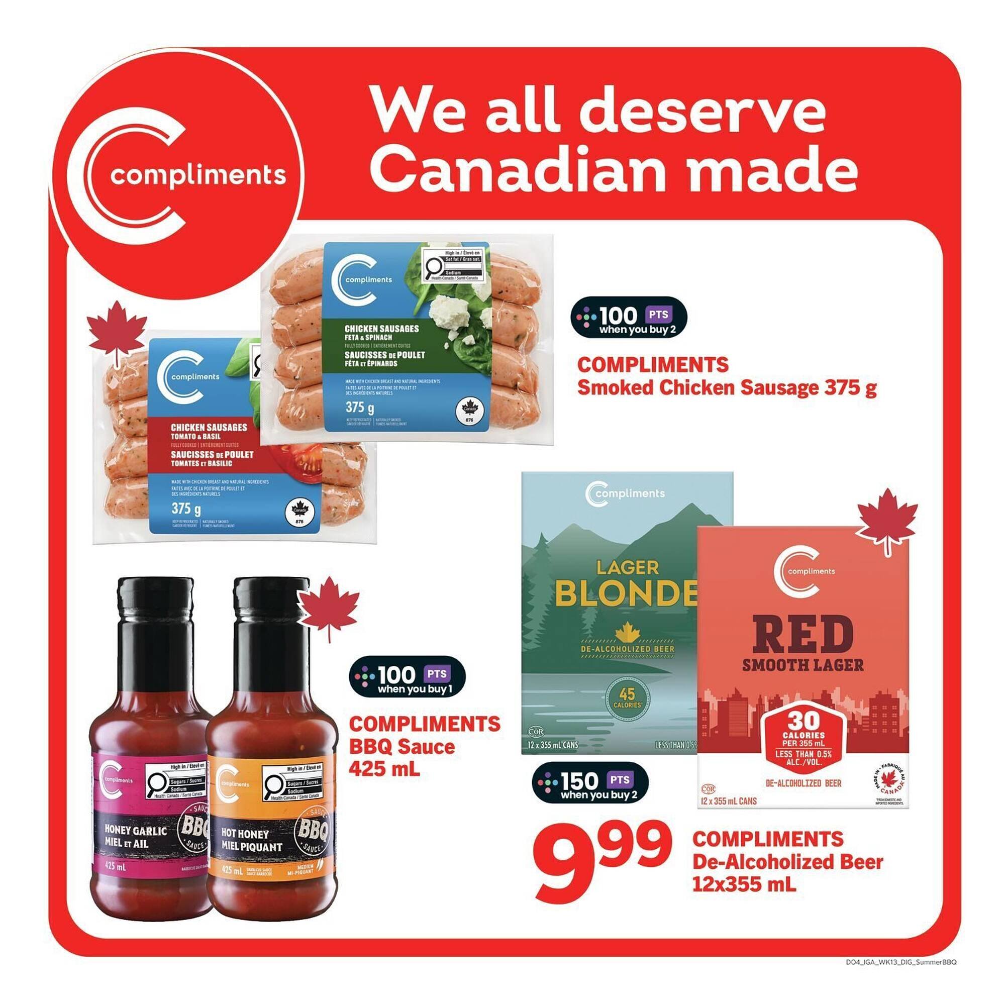 IGA flyer