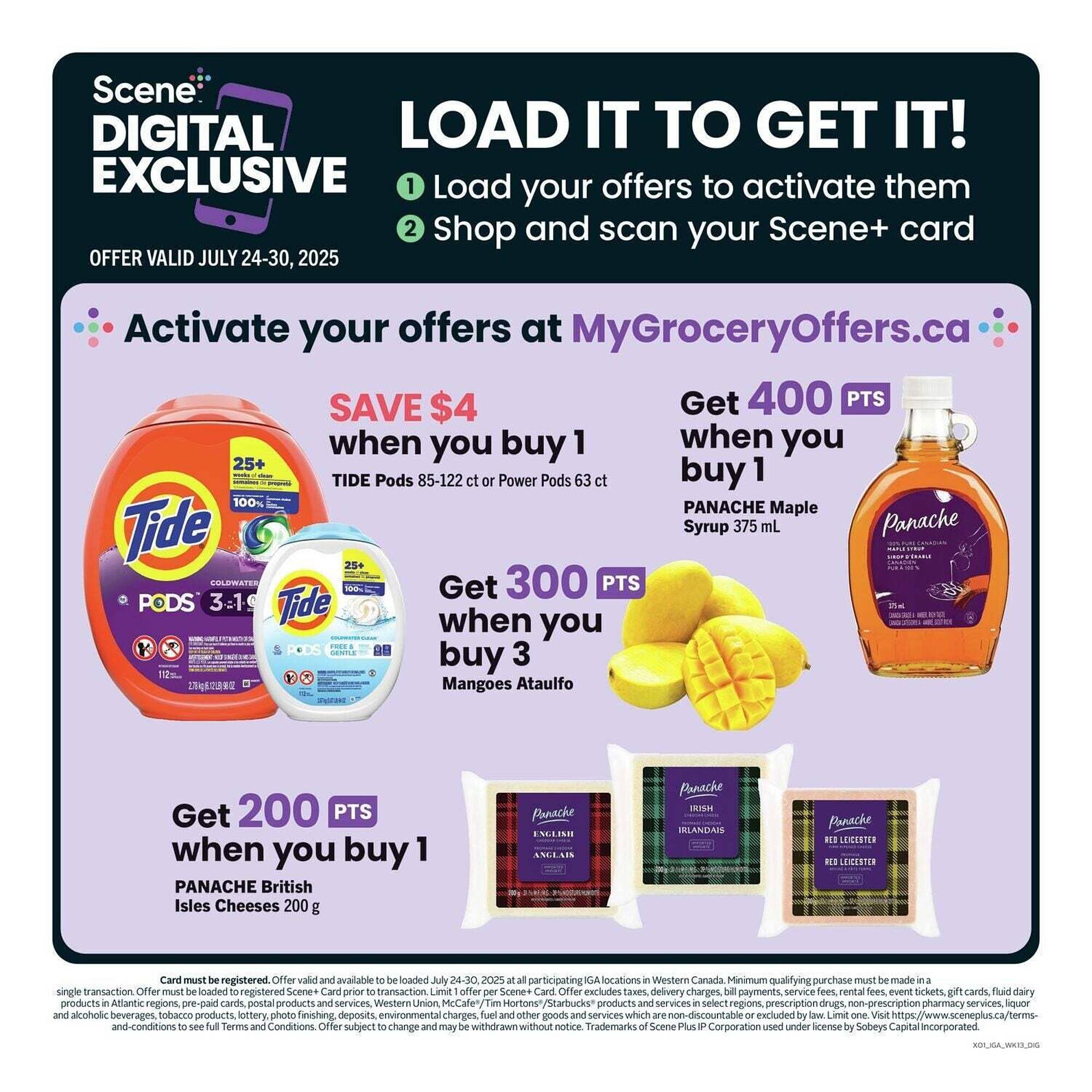 IGA flyer