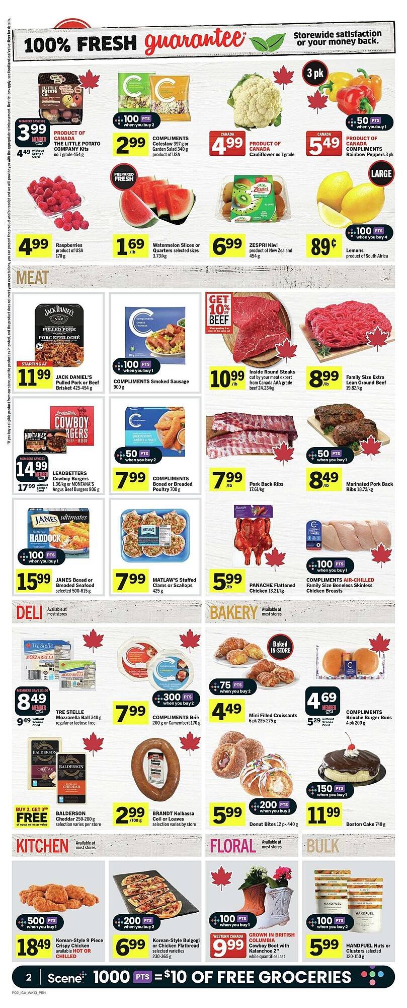 IGA flyer