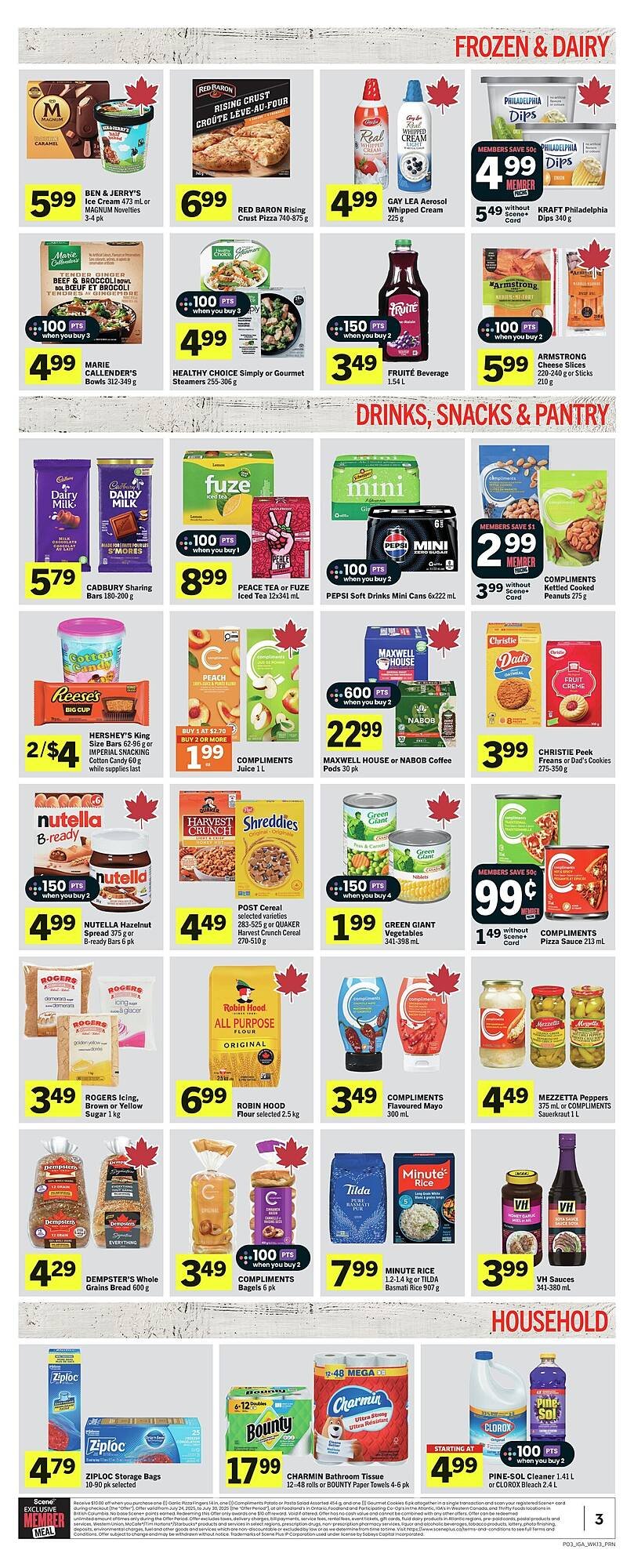 IGA flyer