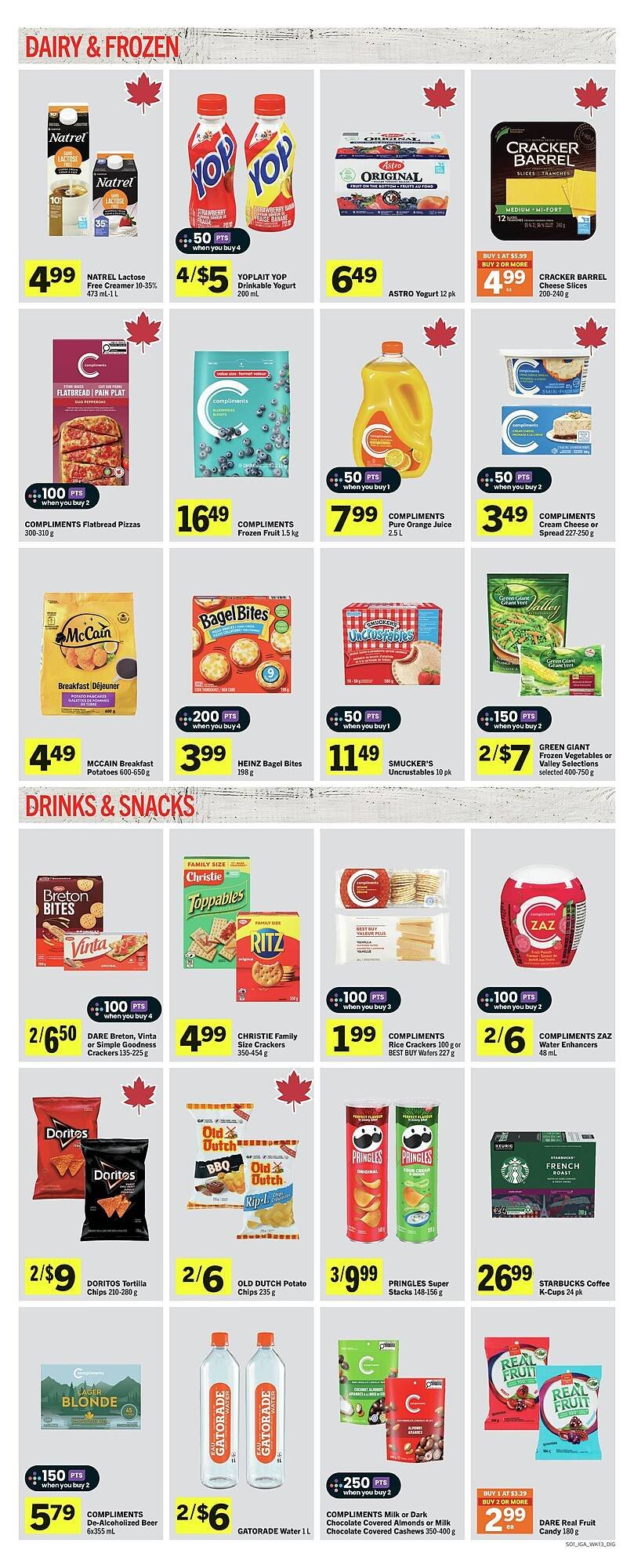 IGA flyer