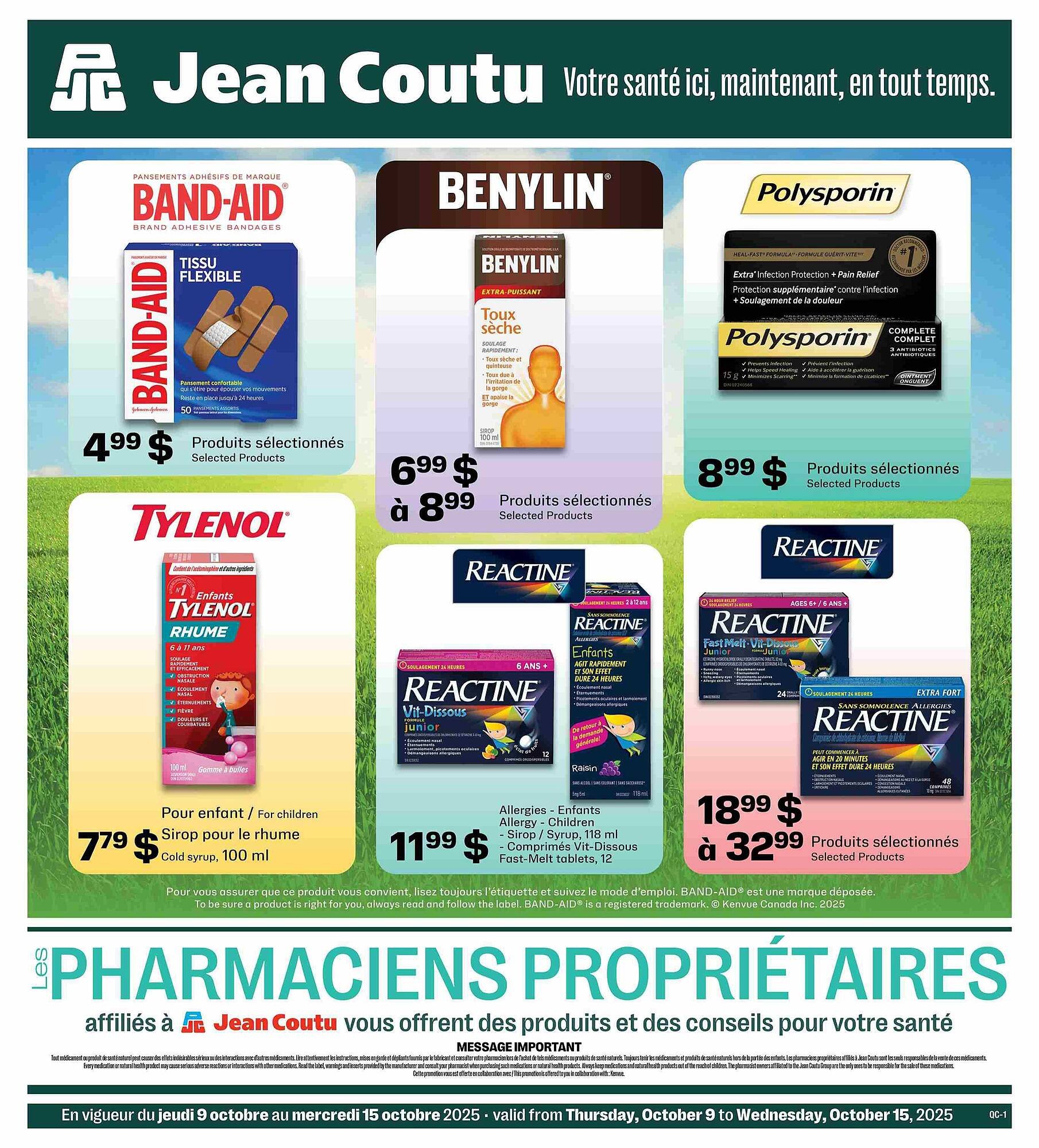 Jean Coutu flyer