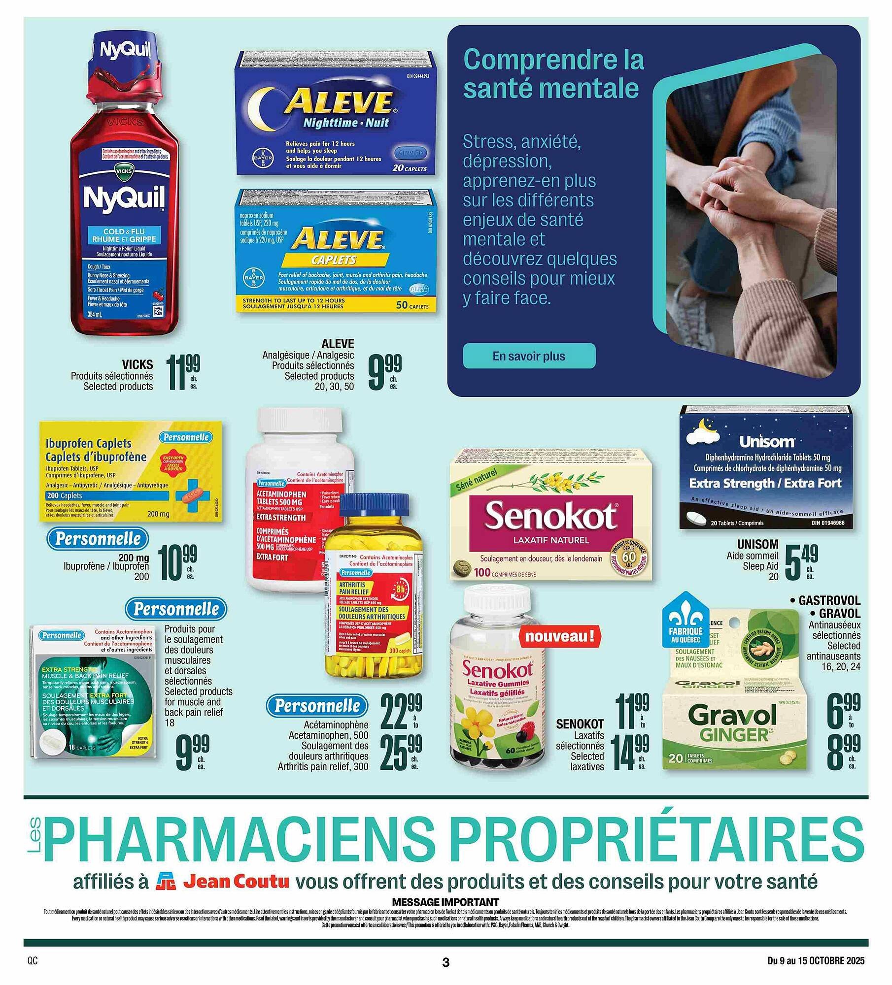 Jean Coutu flyer