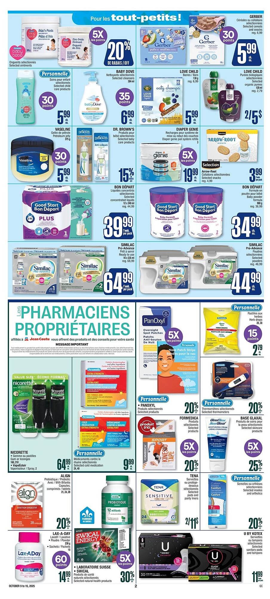 Jean Coutu flyer