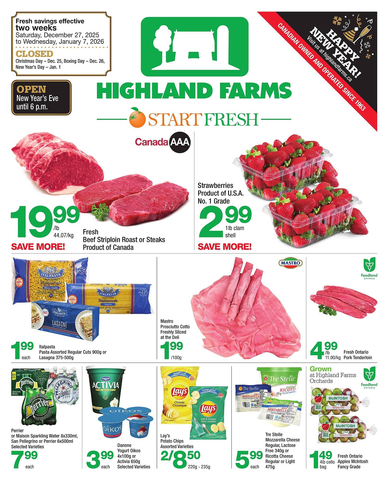 Highland Farms flyer