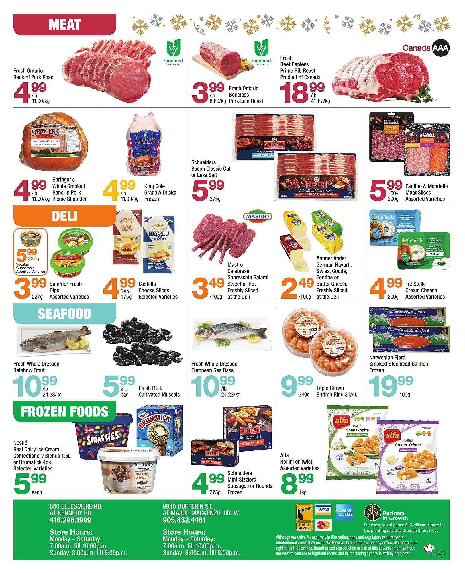 Highland Farms flyer