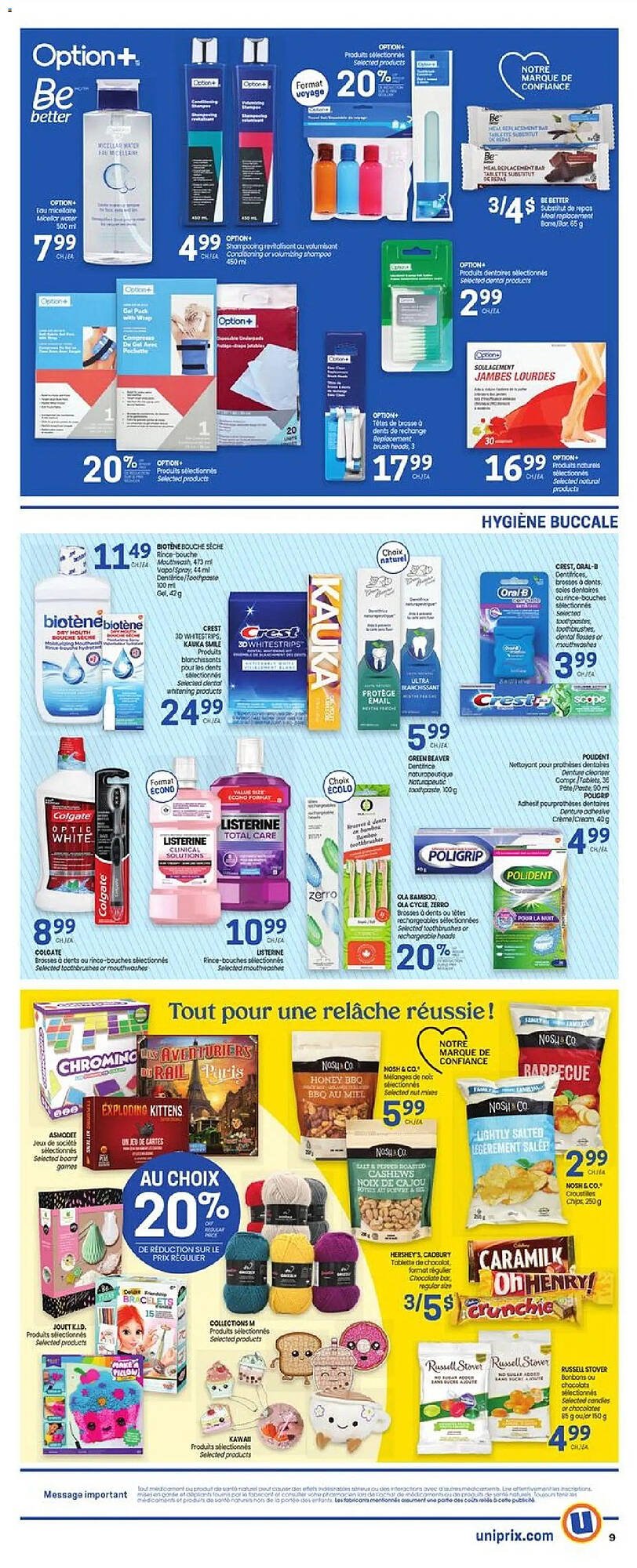 Uniprix flyer